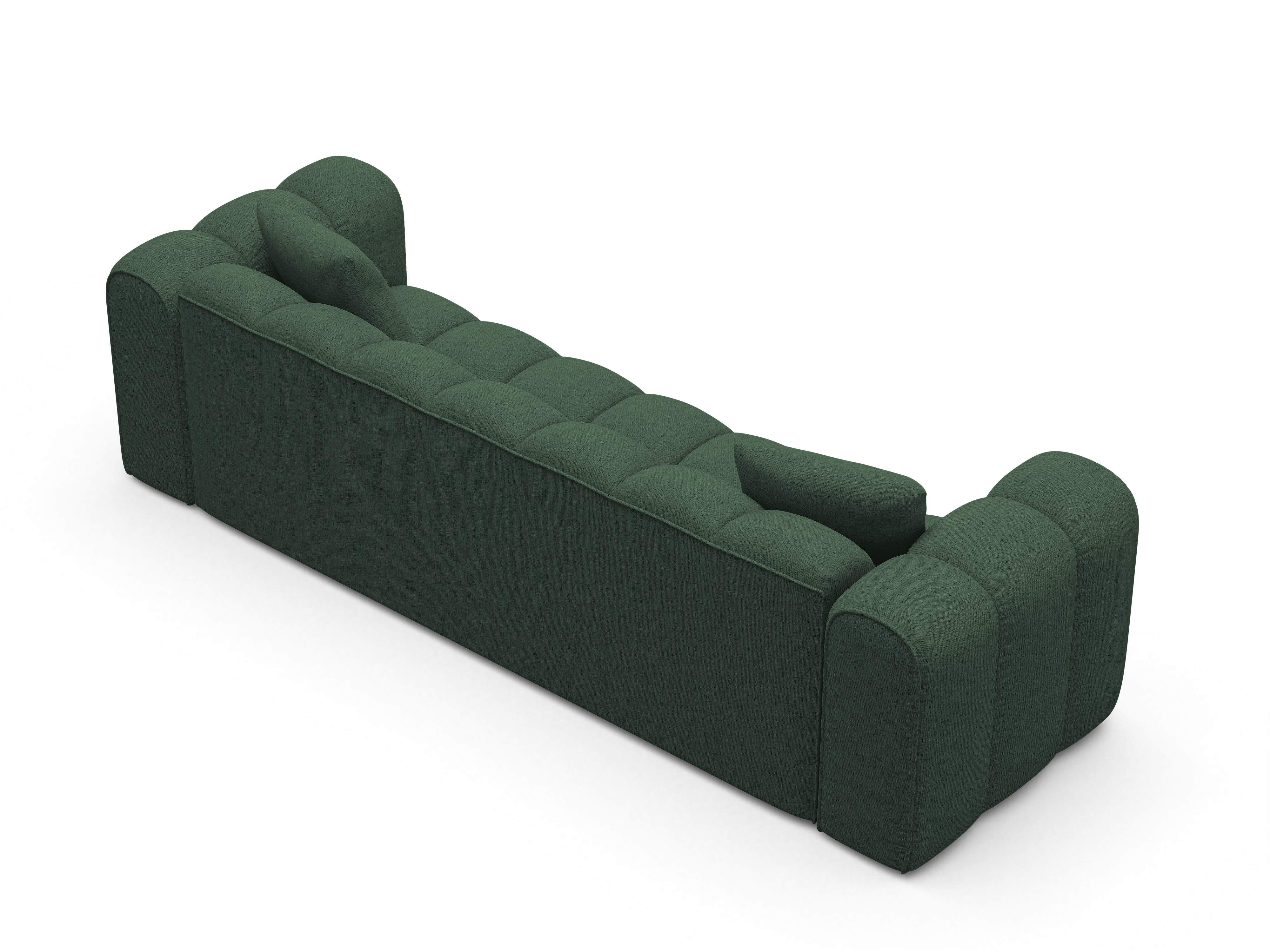 ASTRO Sofa with Sleeping Function in Sea Green Chenille