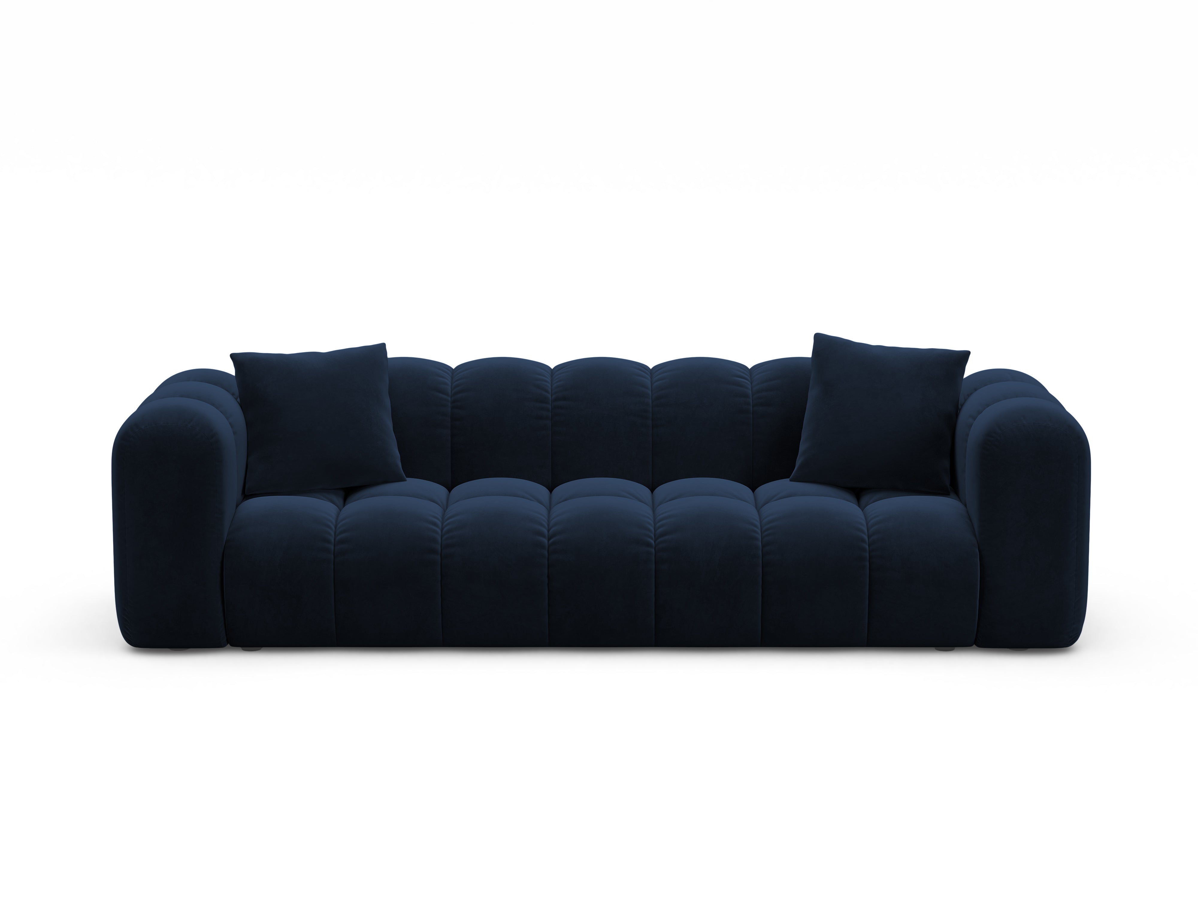 Sofa z aksamitom s funkciou spania ASTRO kráľovská modrá