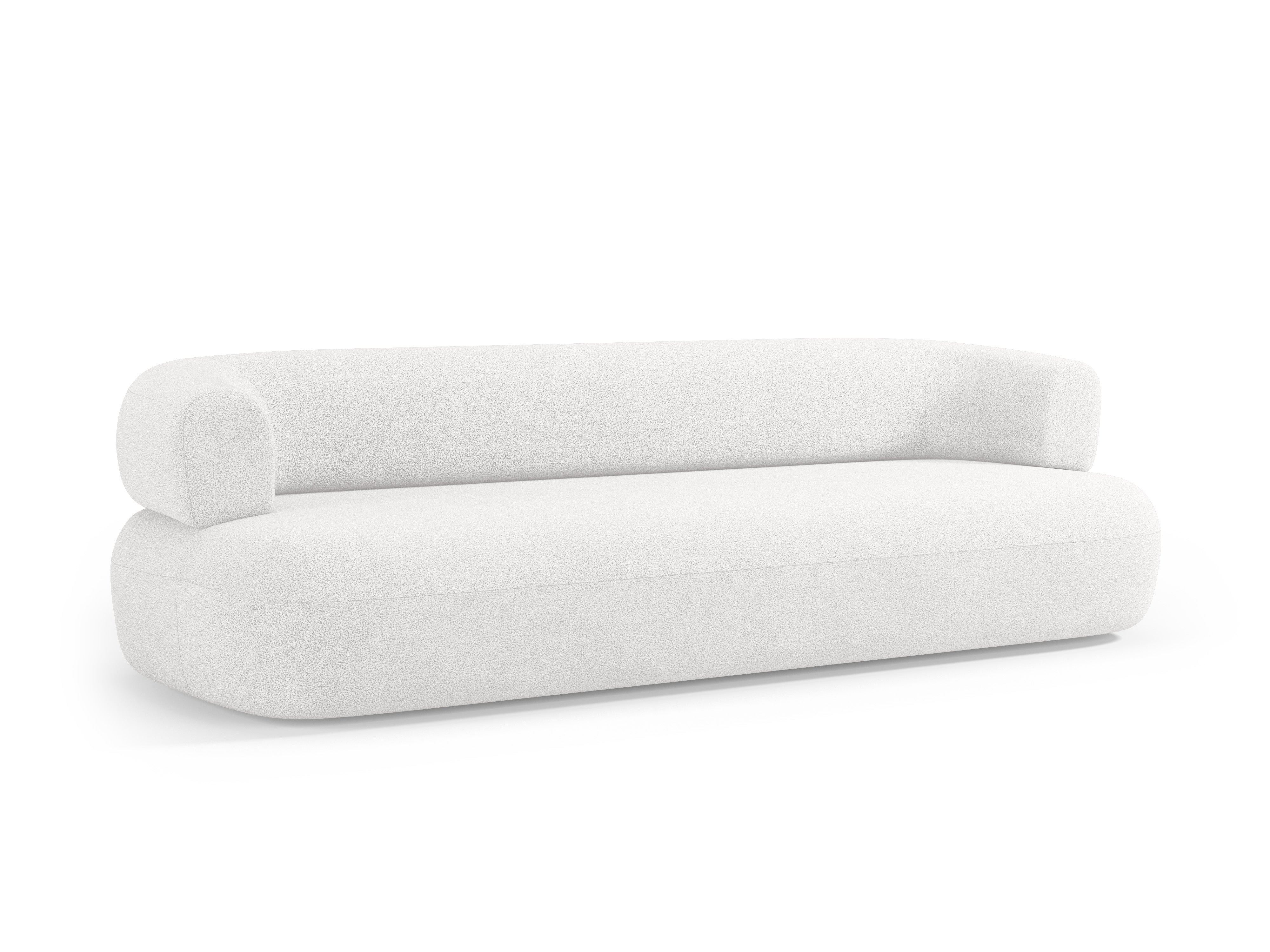 Sofa 3,5-miestna ALDRIN biela boucle
