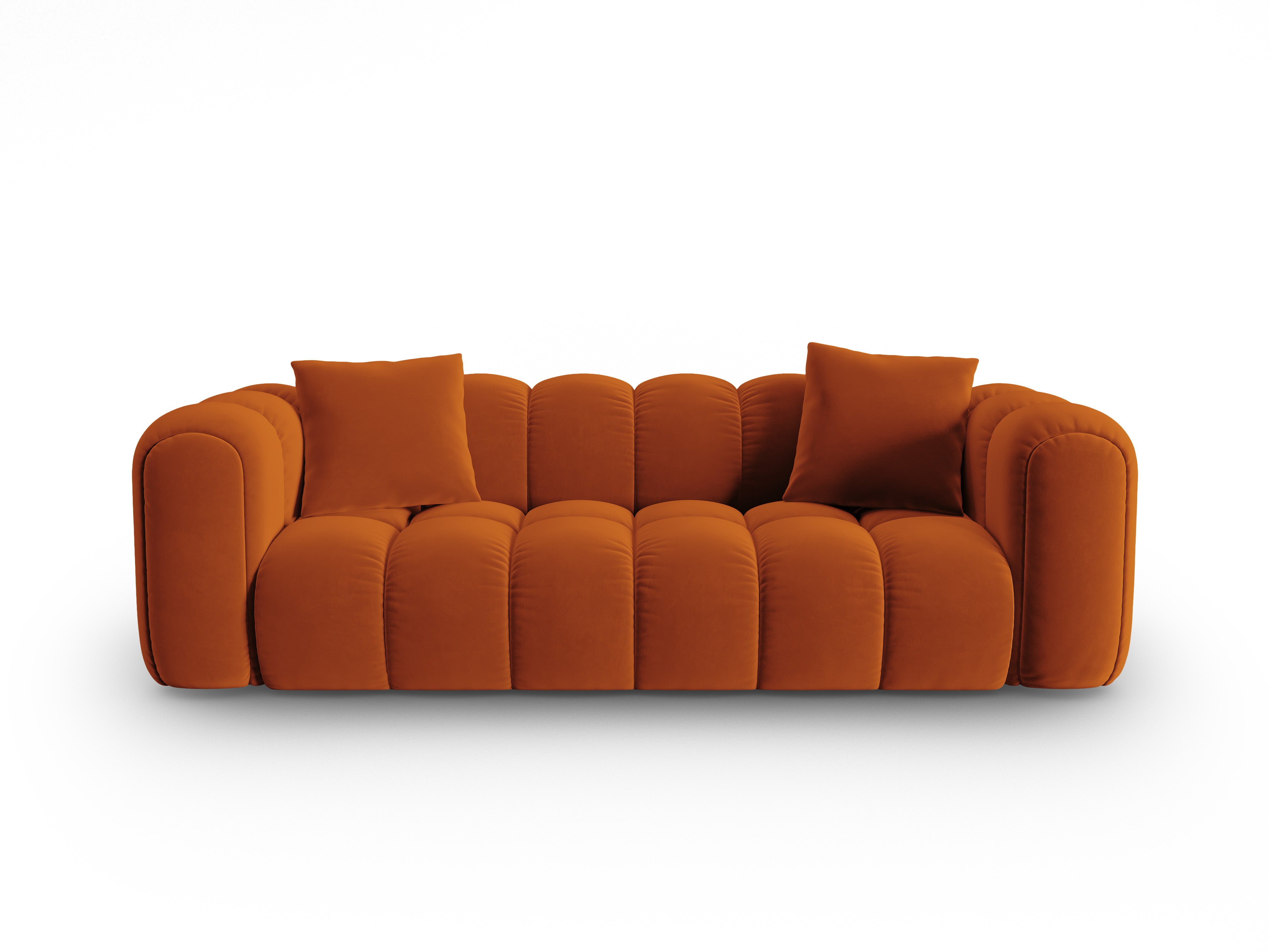 Sofa zamatová 4-osobová ASTRO hnedá
