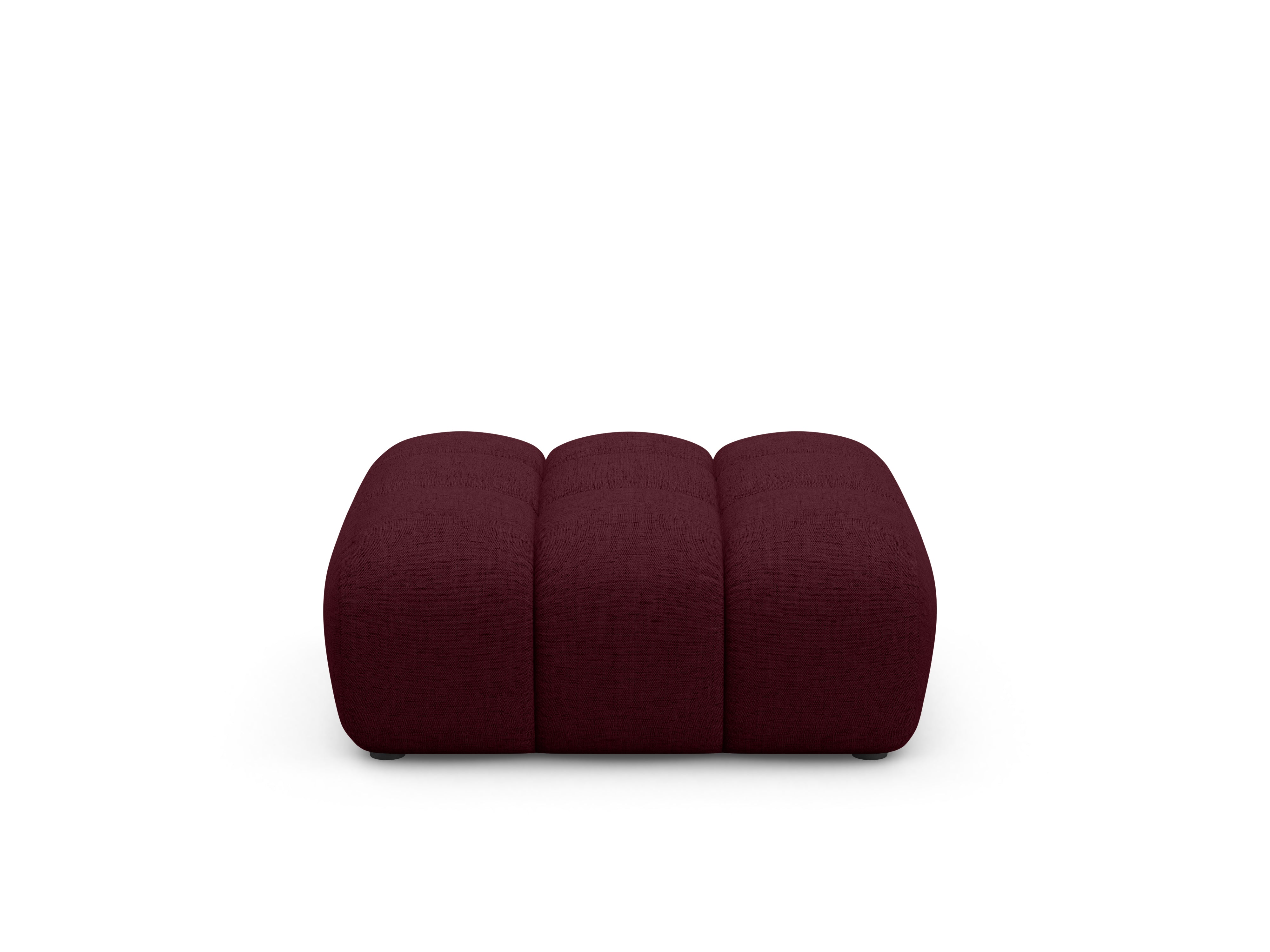 ASTRO Burgundy Chenille Pouf