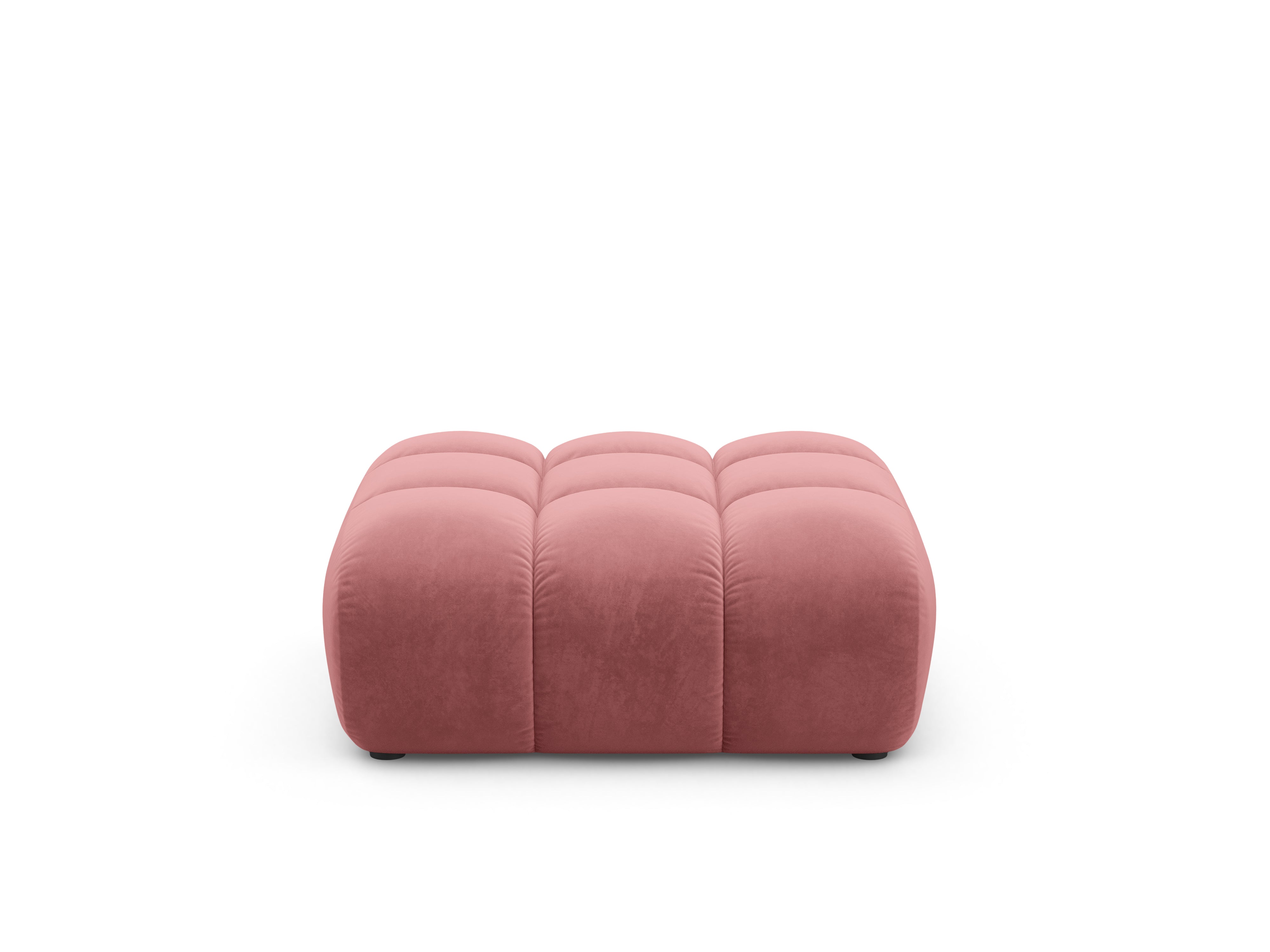 ASTRO pink velvet pouf
