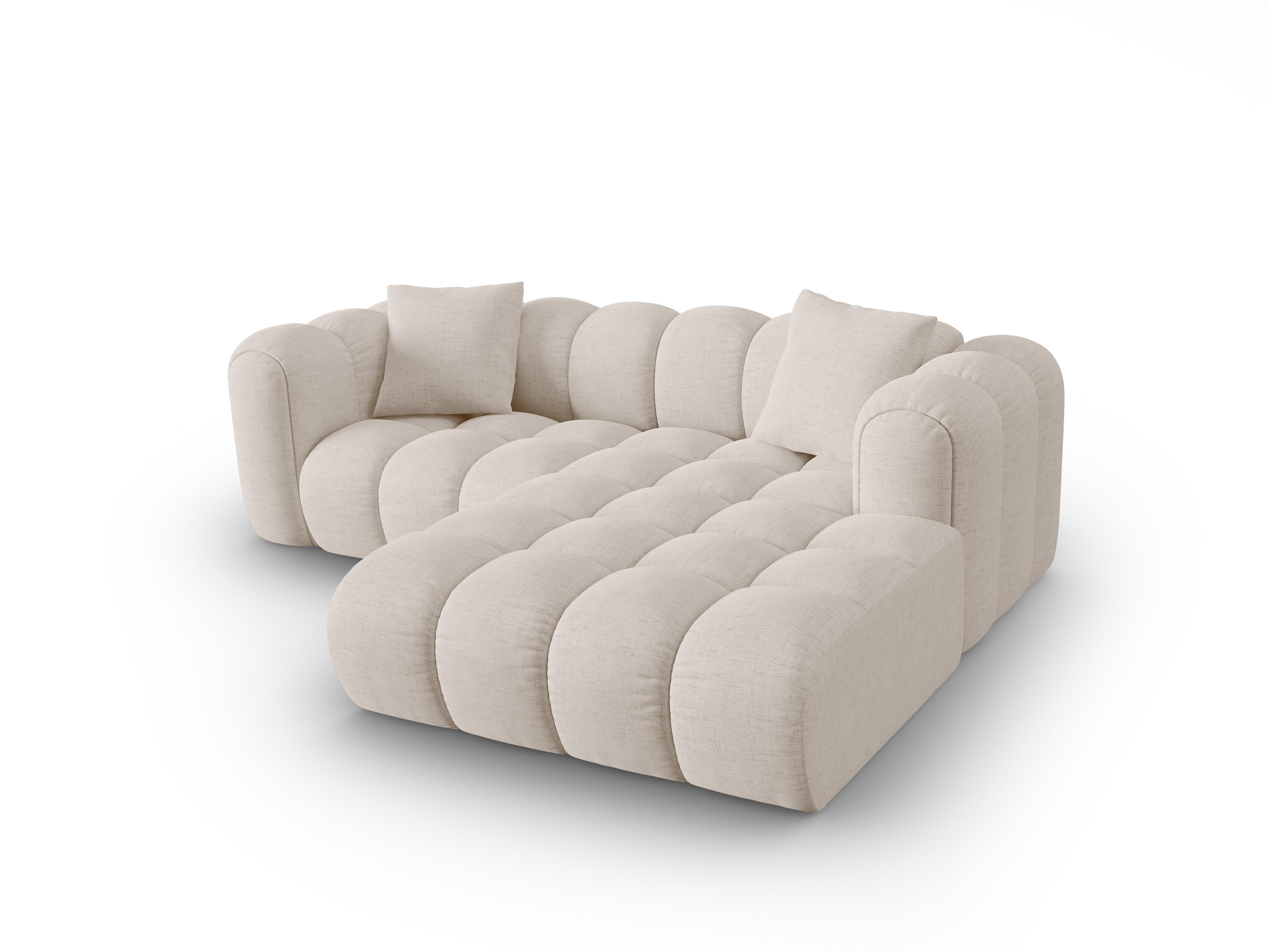 Trojsedák pravostranný ASTRO béžový šenil