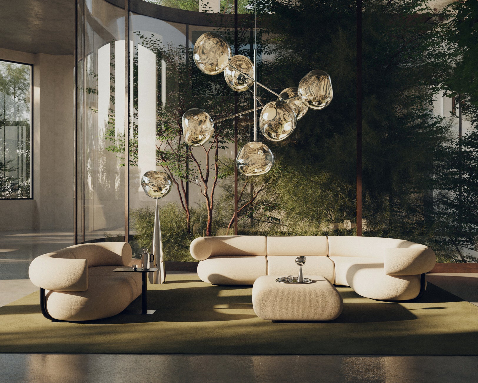 Pohovka pravostranná FAT čalúnená