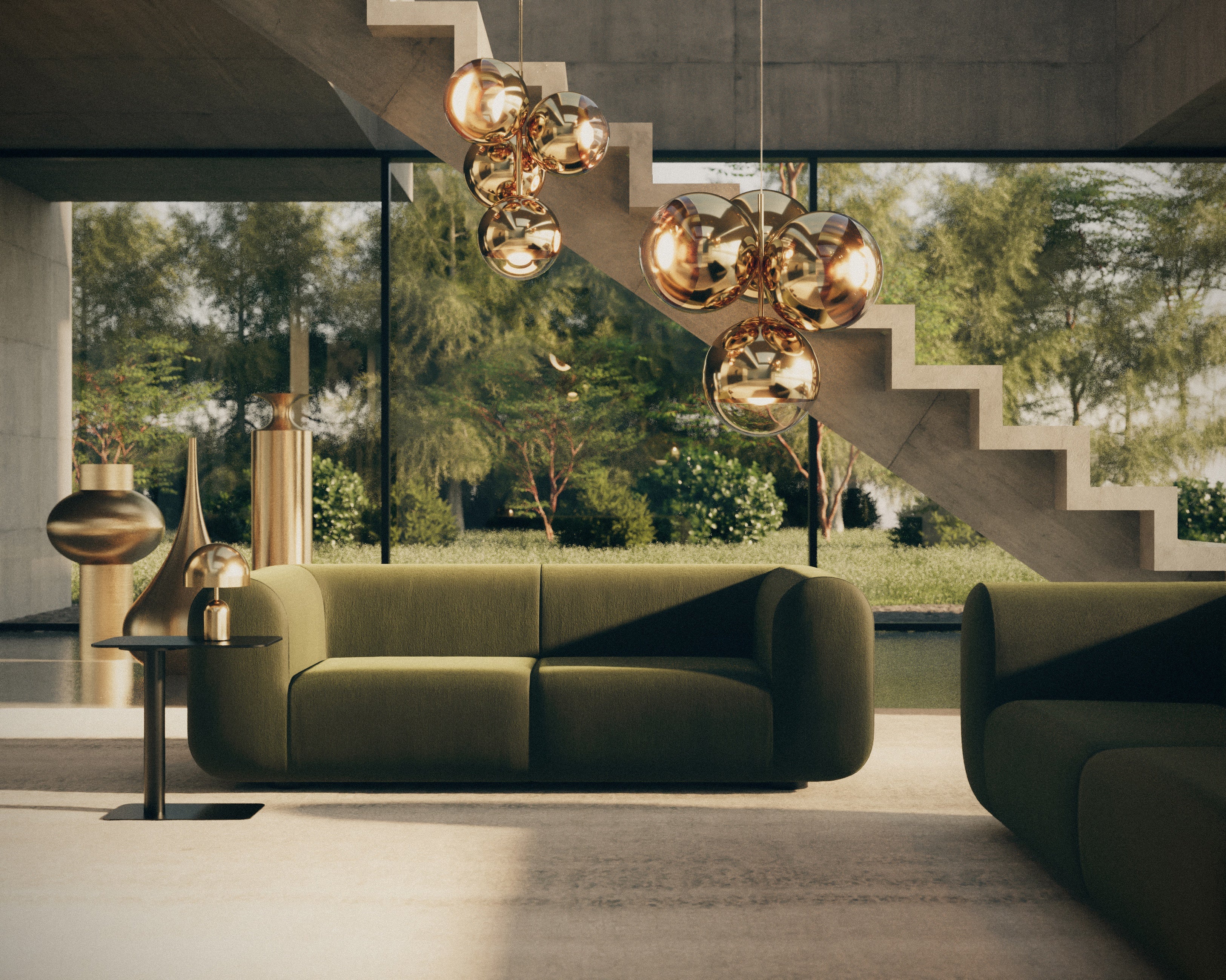 Pohovka 3-osobová PLUMP čalúnená