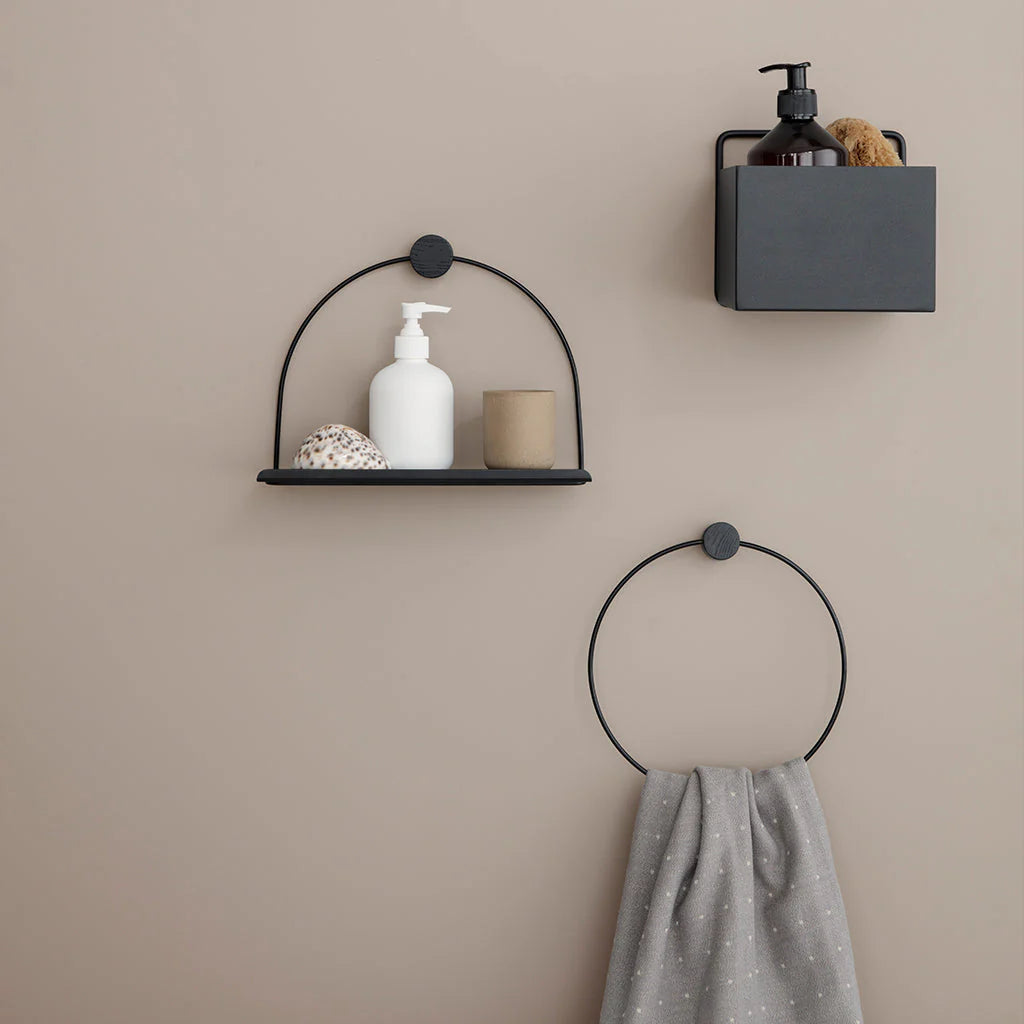 Závesná kvetináč WALL SQUARE BOX čierny