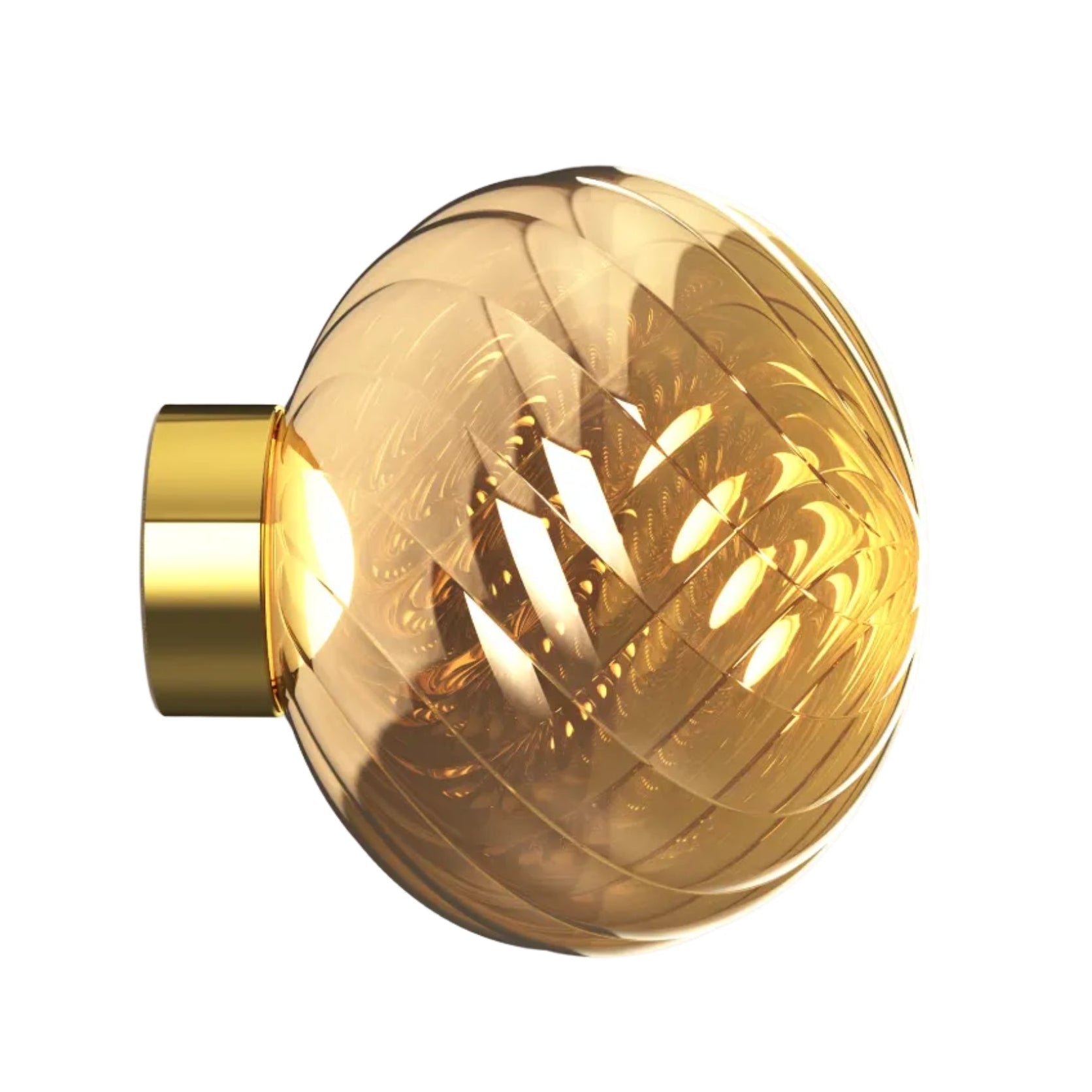 Nástenná lampa WHIRL zlatá