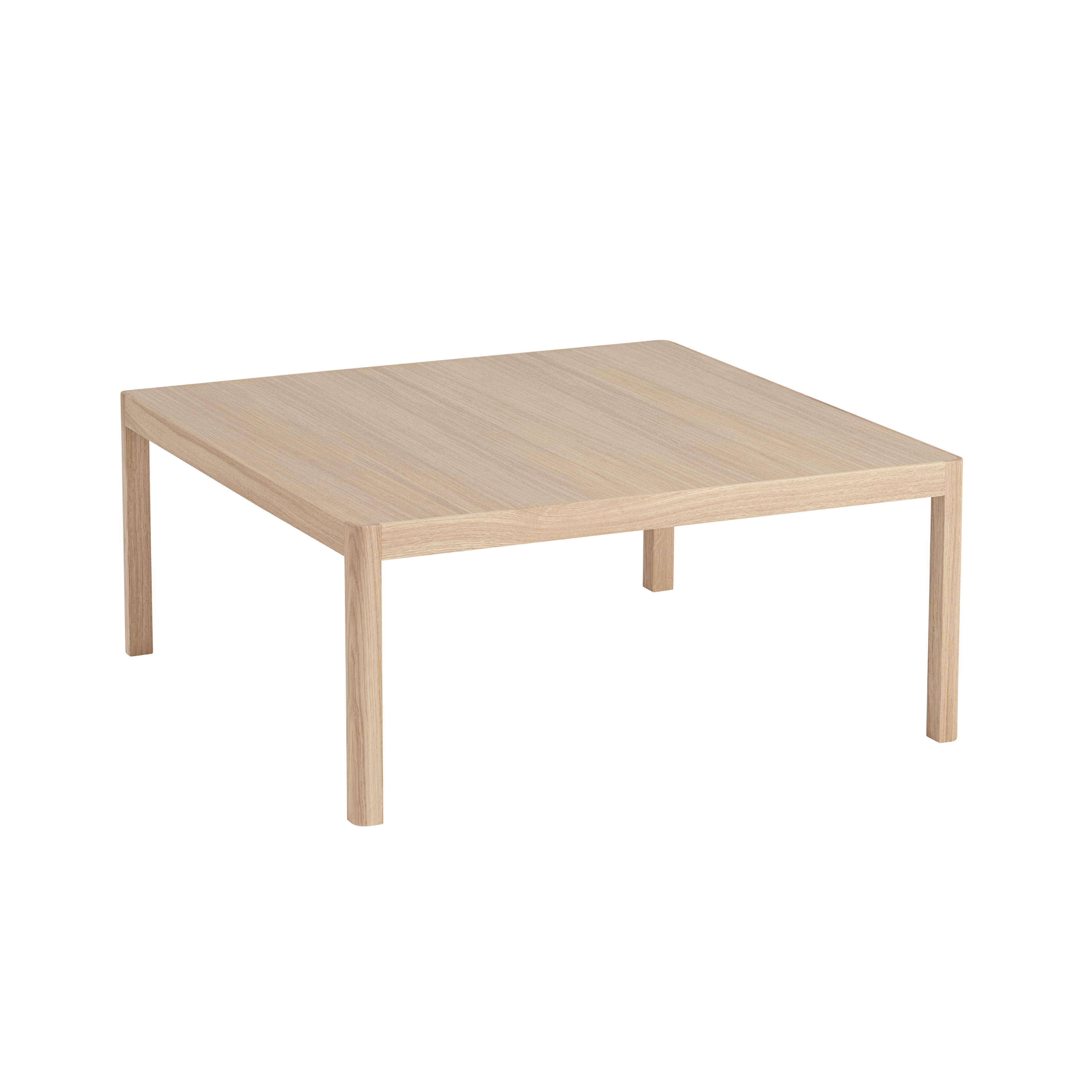 WORKSHOP oak veneer coffee table with oak base