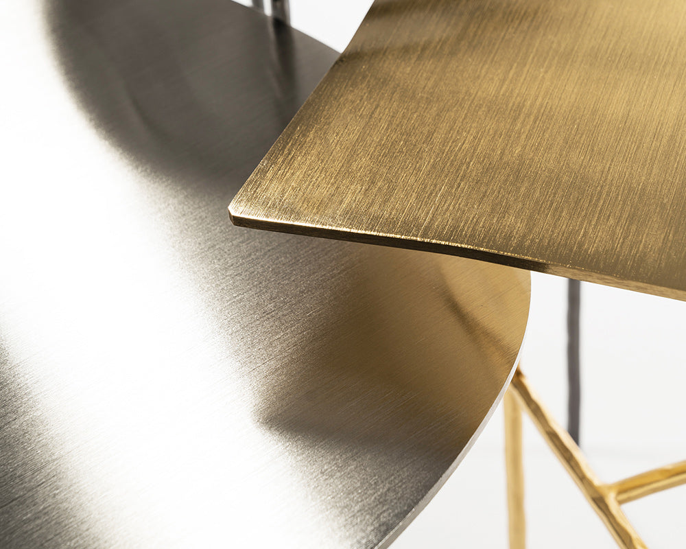 Round Side Table XXX Gold