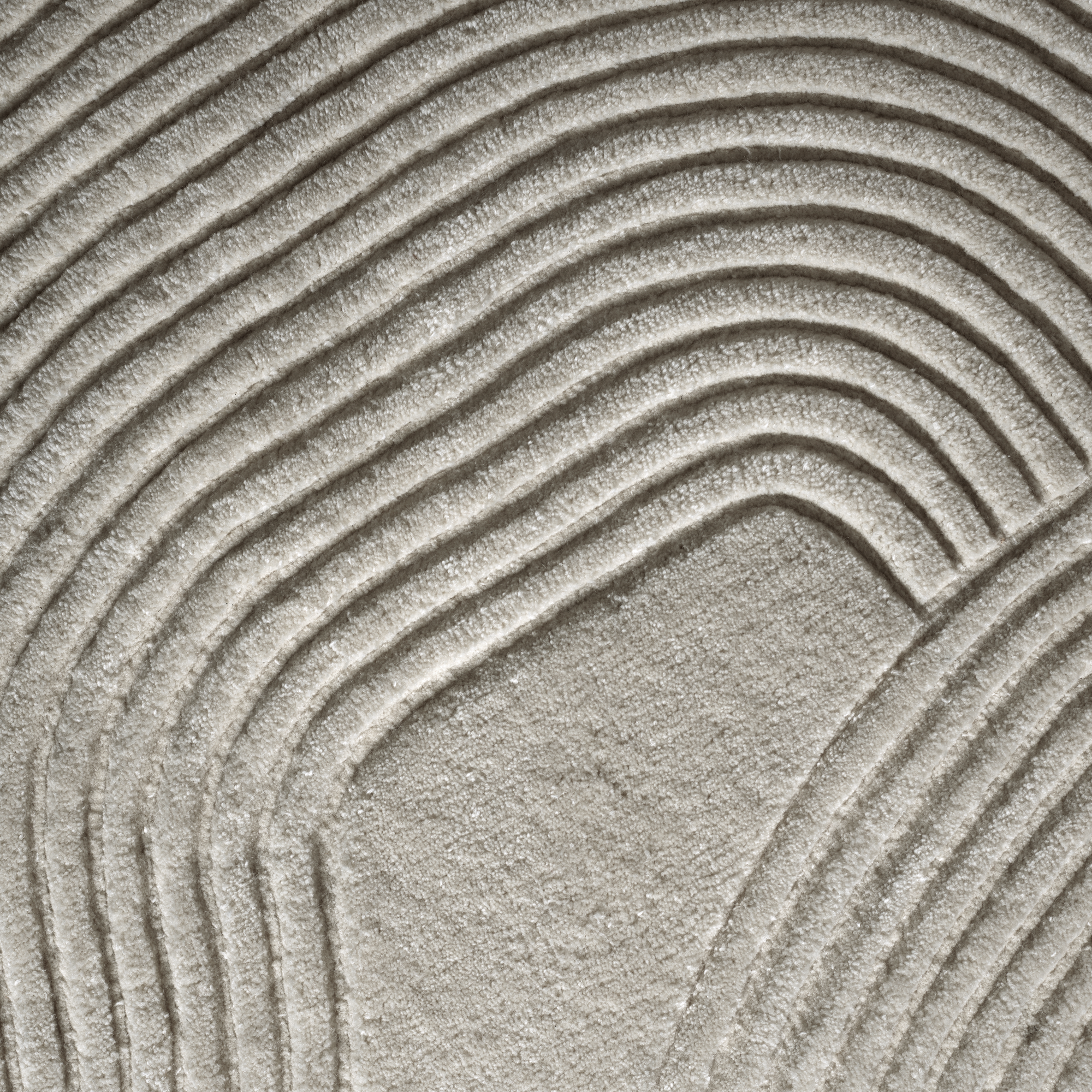 Oval rug ZEN SHAPED gray