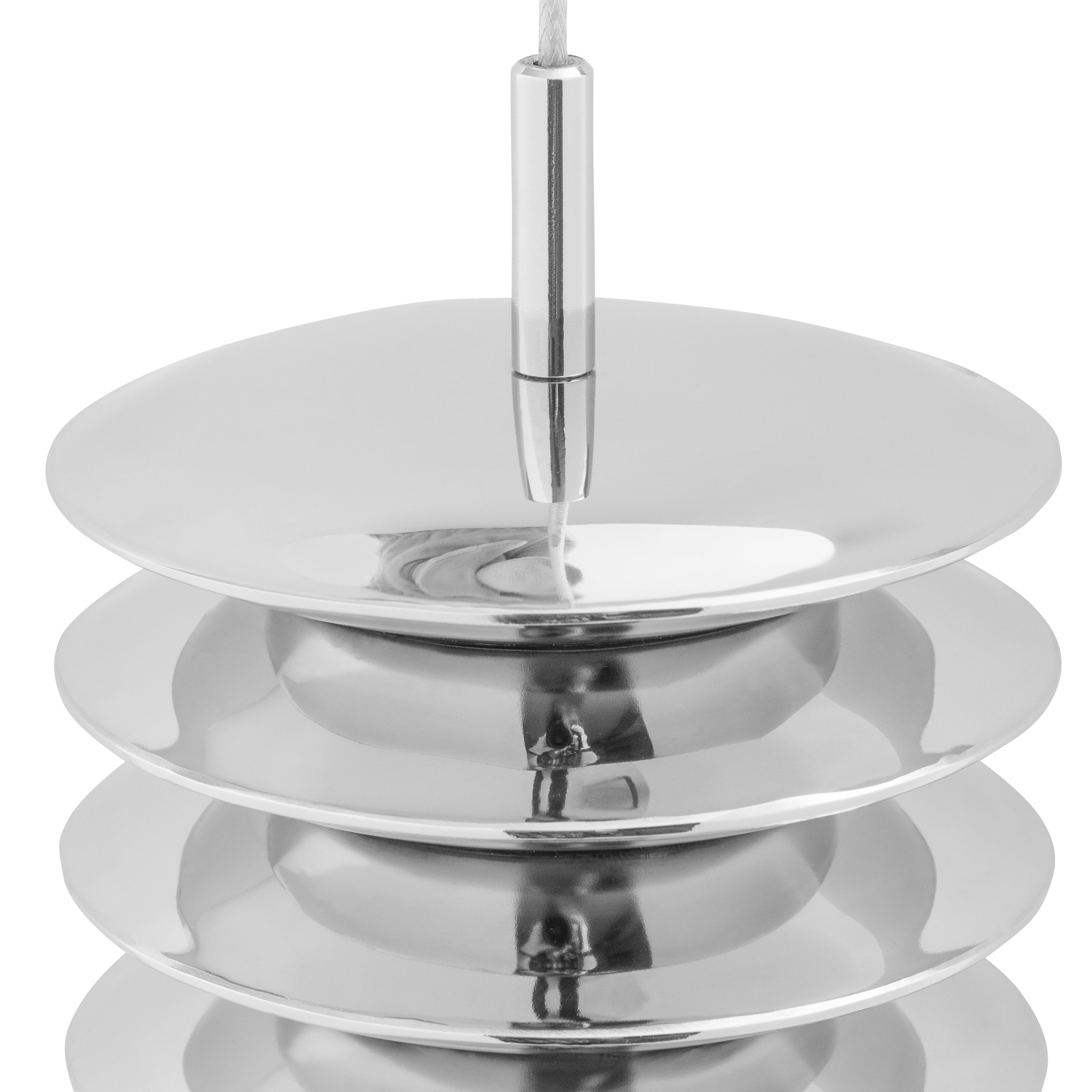 Závesná lampa HARMONICA inox