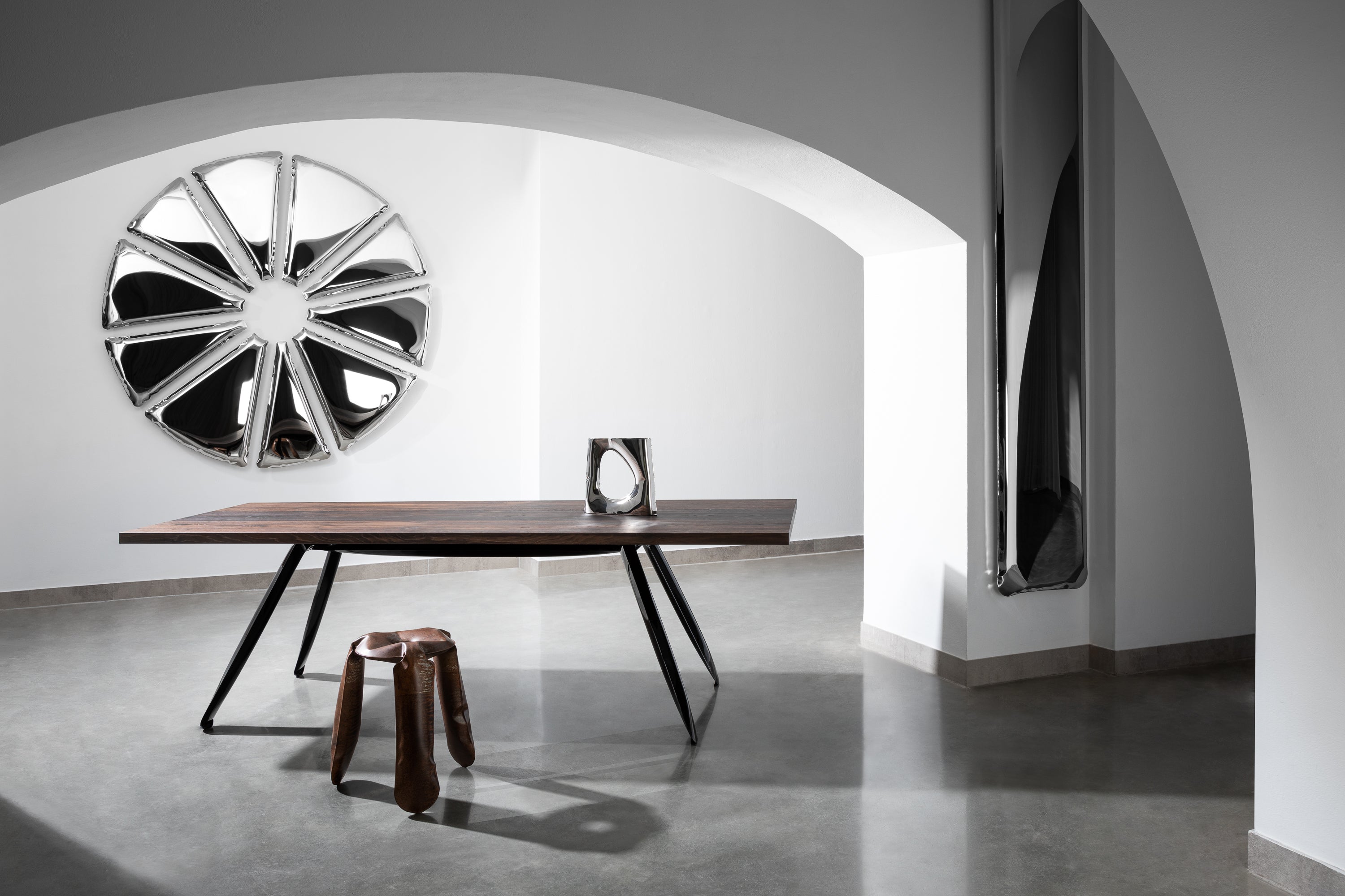 Podstawa stołu NOGI czarny błyszczący Zieta Studio Eye on Design