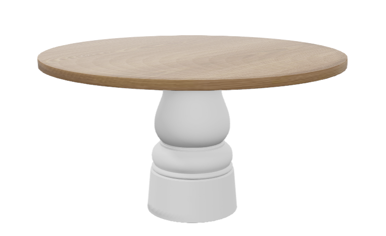 Okrúhly stôl CONTAINER s podstavcom New Antiques