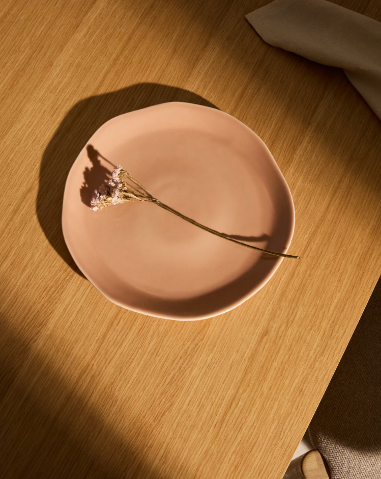 Talerz TIRAYA ružová keramika