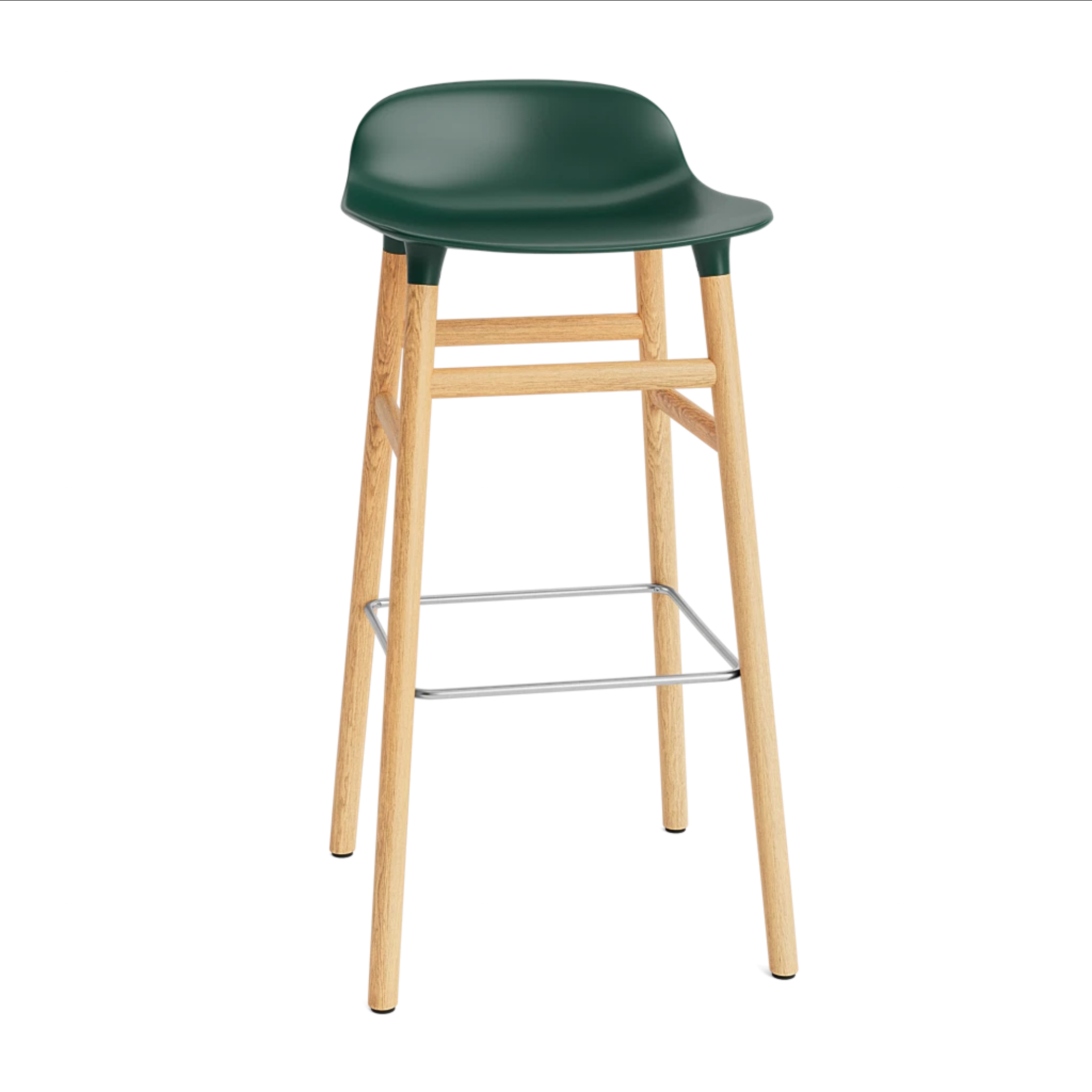 Hoker FORM zelený s dubovou základňou