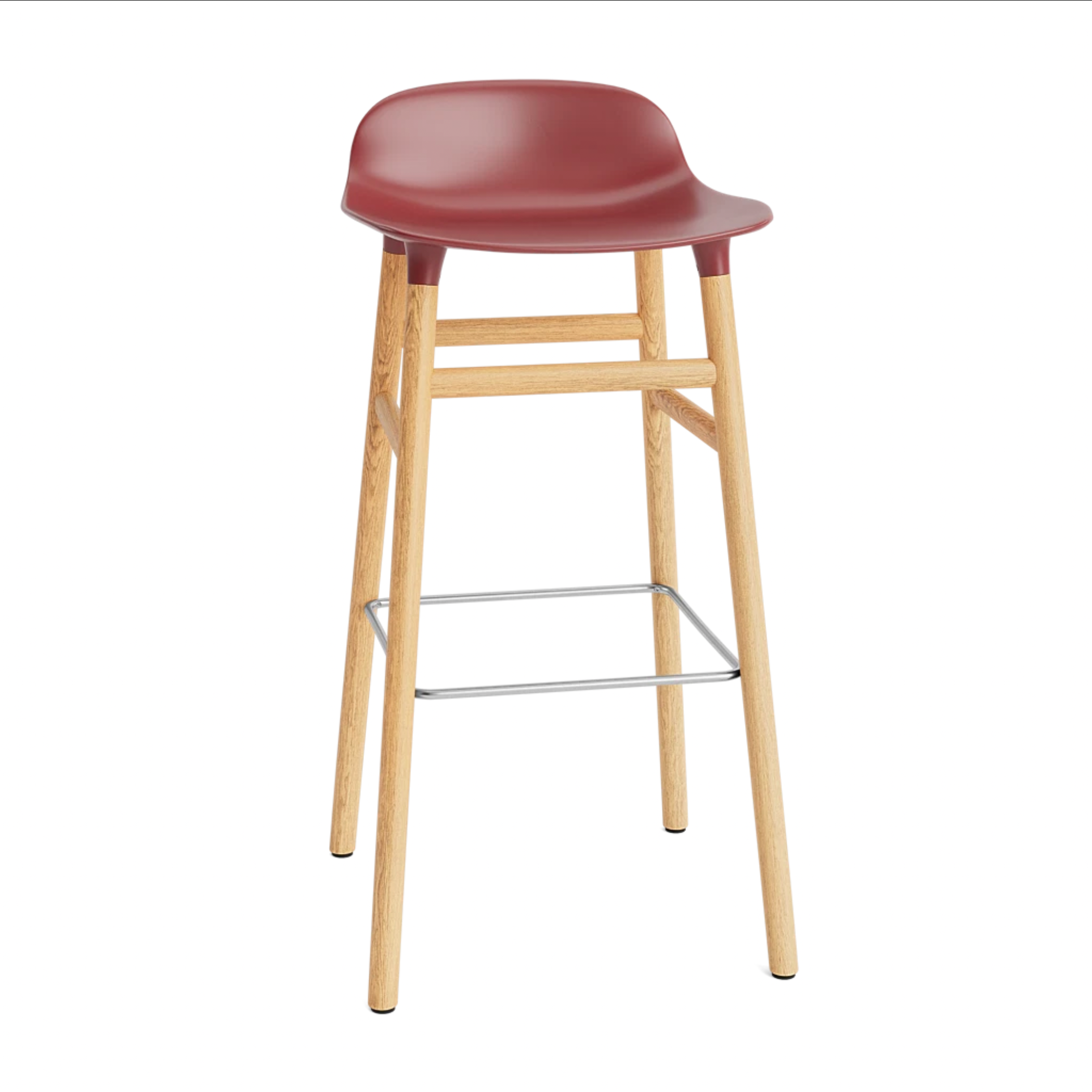 Hoker FORM bordový s dubovou základňou