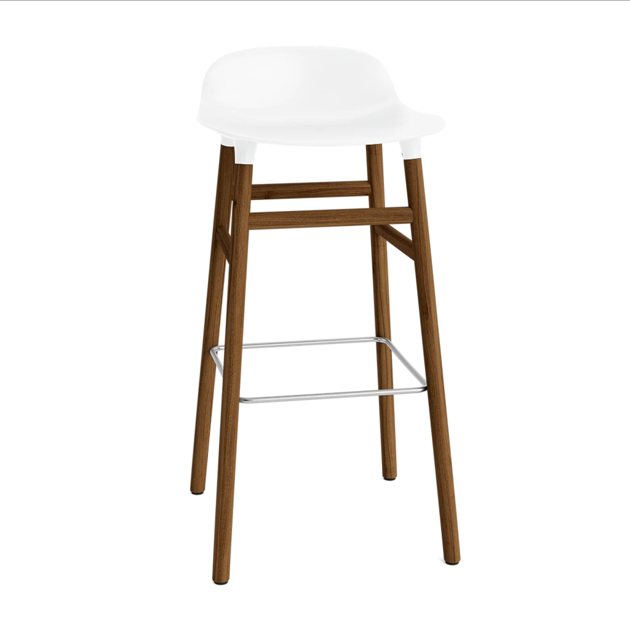 Hoker FORM biely s orechovým podstavcom