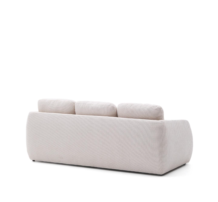 Sofa with sleeping function 3-seater LAIRA ecru