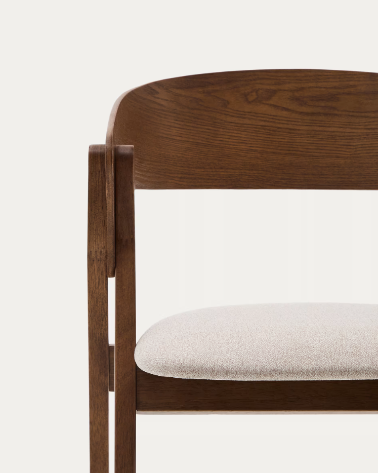 Stolička GODIA jaseňová dyha s tmavým povrchom