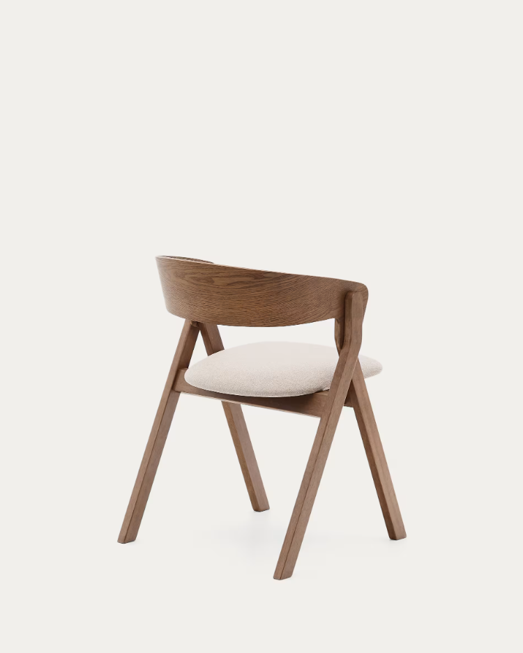 Stolička GODIA jaseňová dyha s tmavým povrchom