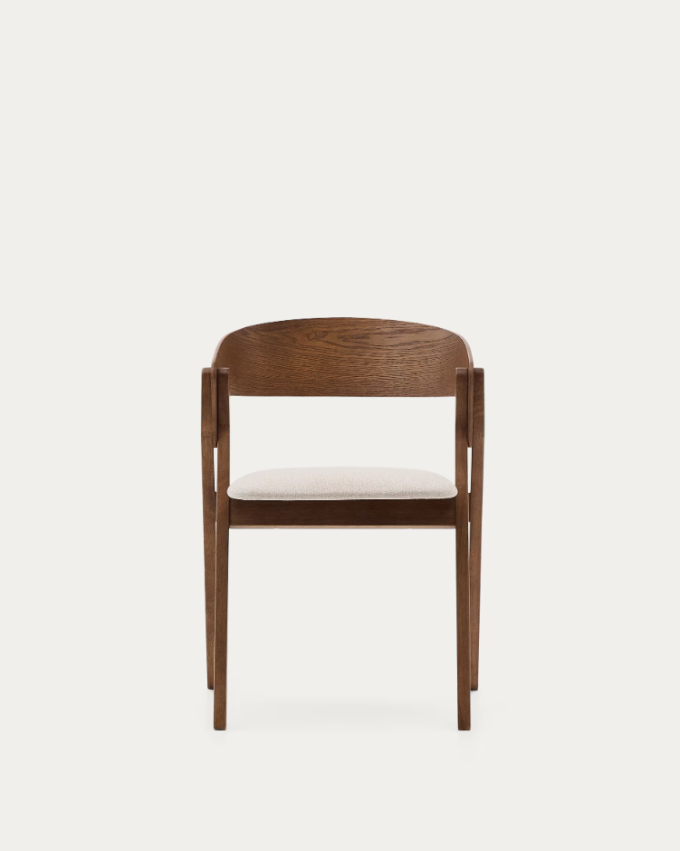 Stolička GODIA jaseňová dyha s tmavým povrchom