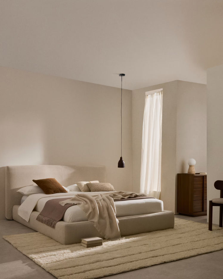 Posteľ BLOK béžová