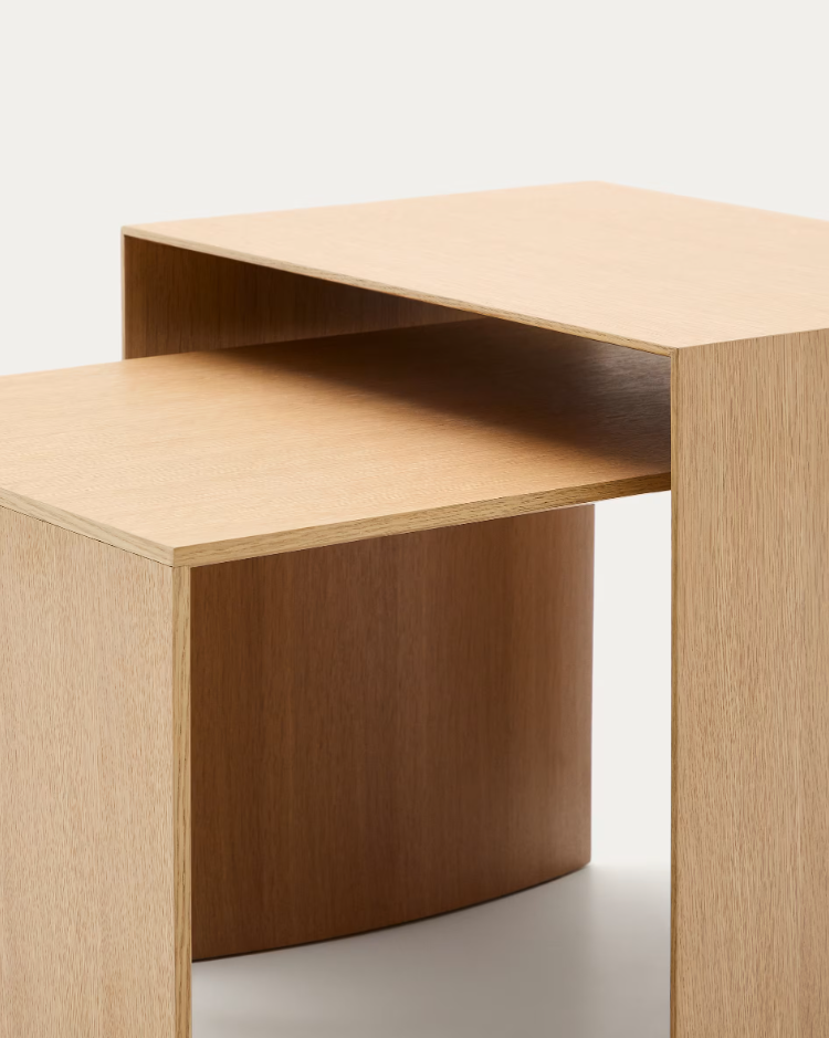 Side table Litto oak veneer