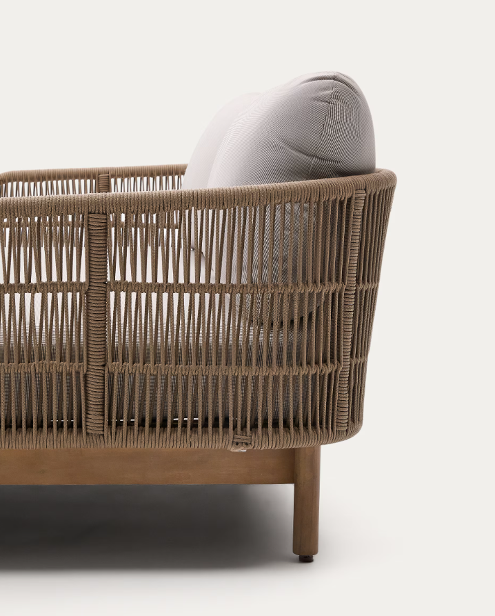 Dvojlôžkový záhradný ležadlo CATALINA z ľahkého akáciového dreva