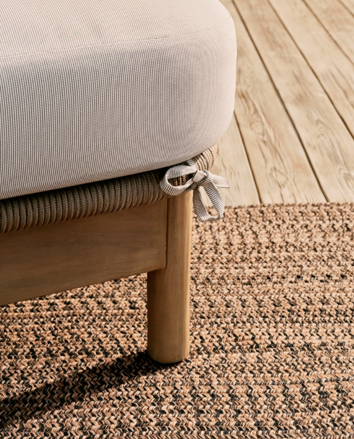 Dvojlôžkový záhradný ležadlo CATALINA z ľahkého akáciového dreva