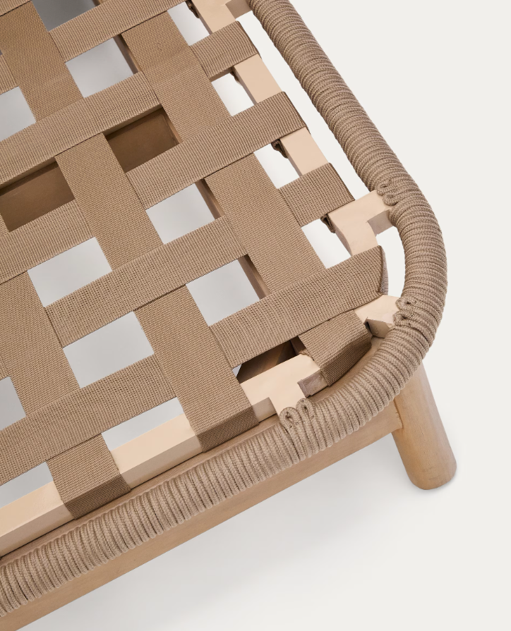 Dvojlôžkový záhradný ležadlo CATALINA z ľahkého akáciového dreva