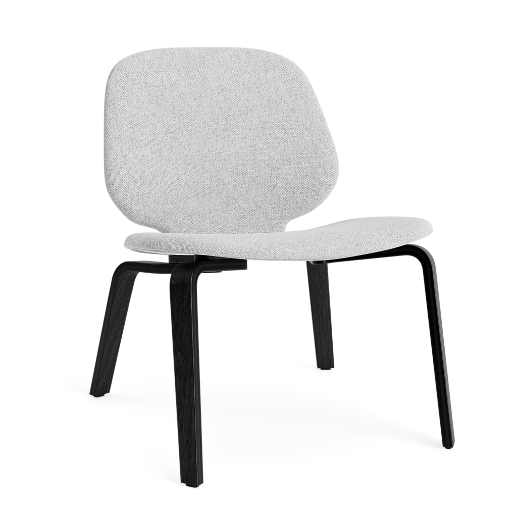 Čalúnené kreslo MY FULL čierne jaseňové dyha