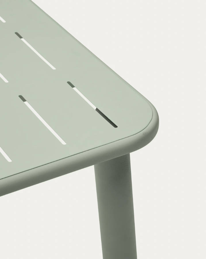 BRAI turquoise steel garden table