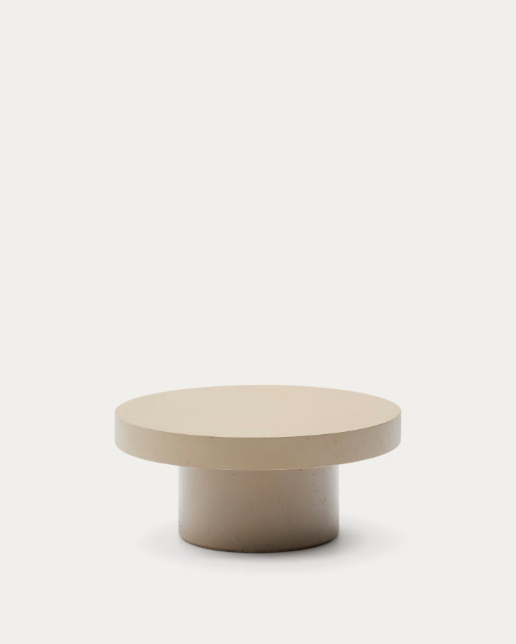 Aigablava coffee table beige cement