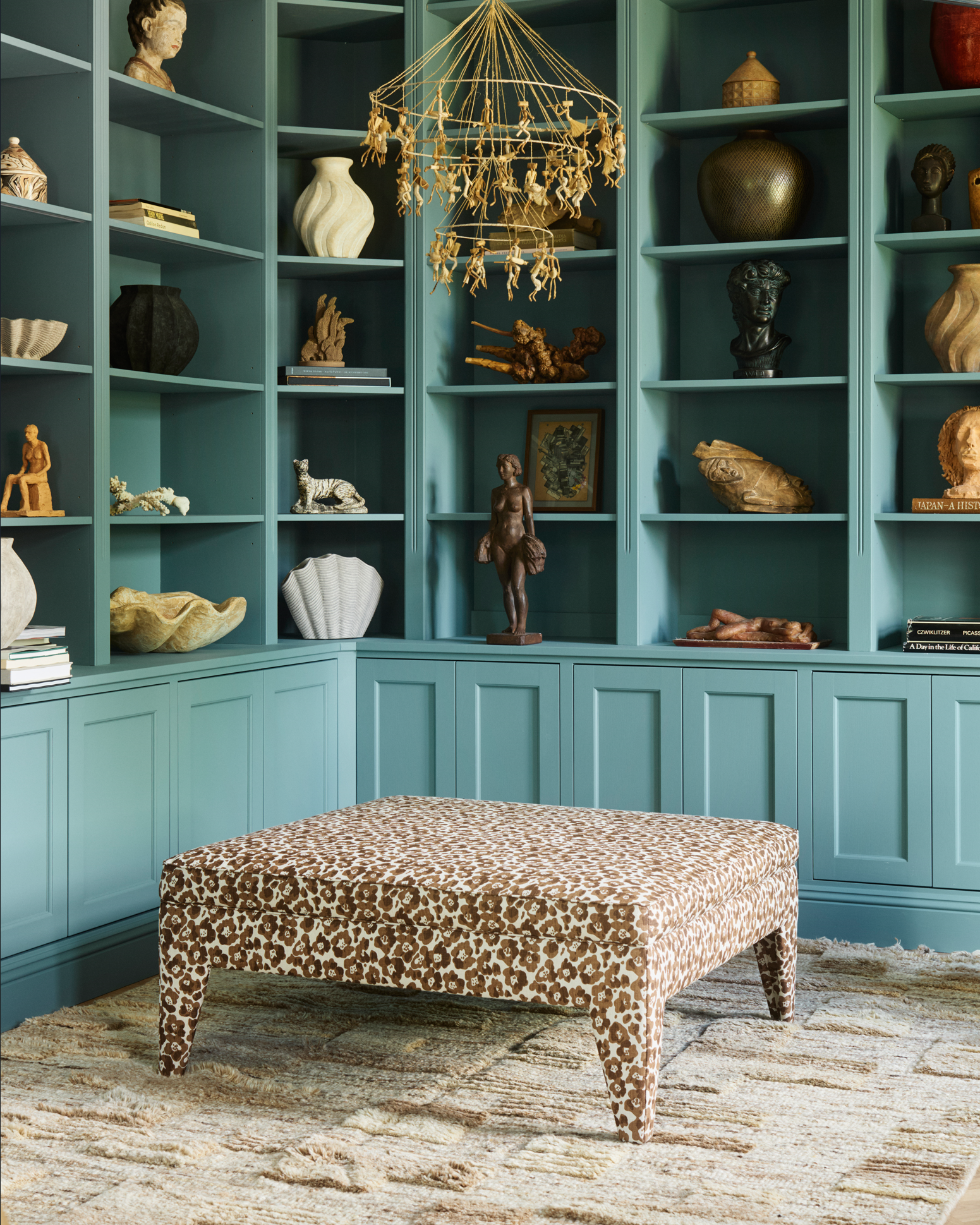 Puf OTTO béžový s hnedým