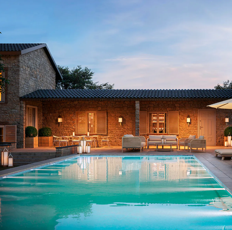 Zlatý antický vonkajší nástenný svietidlo RISERVA