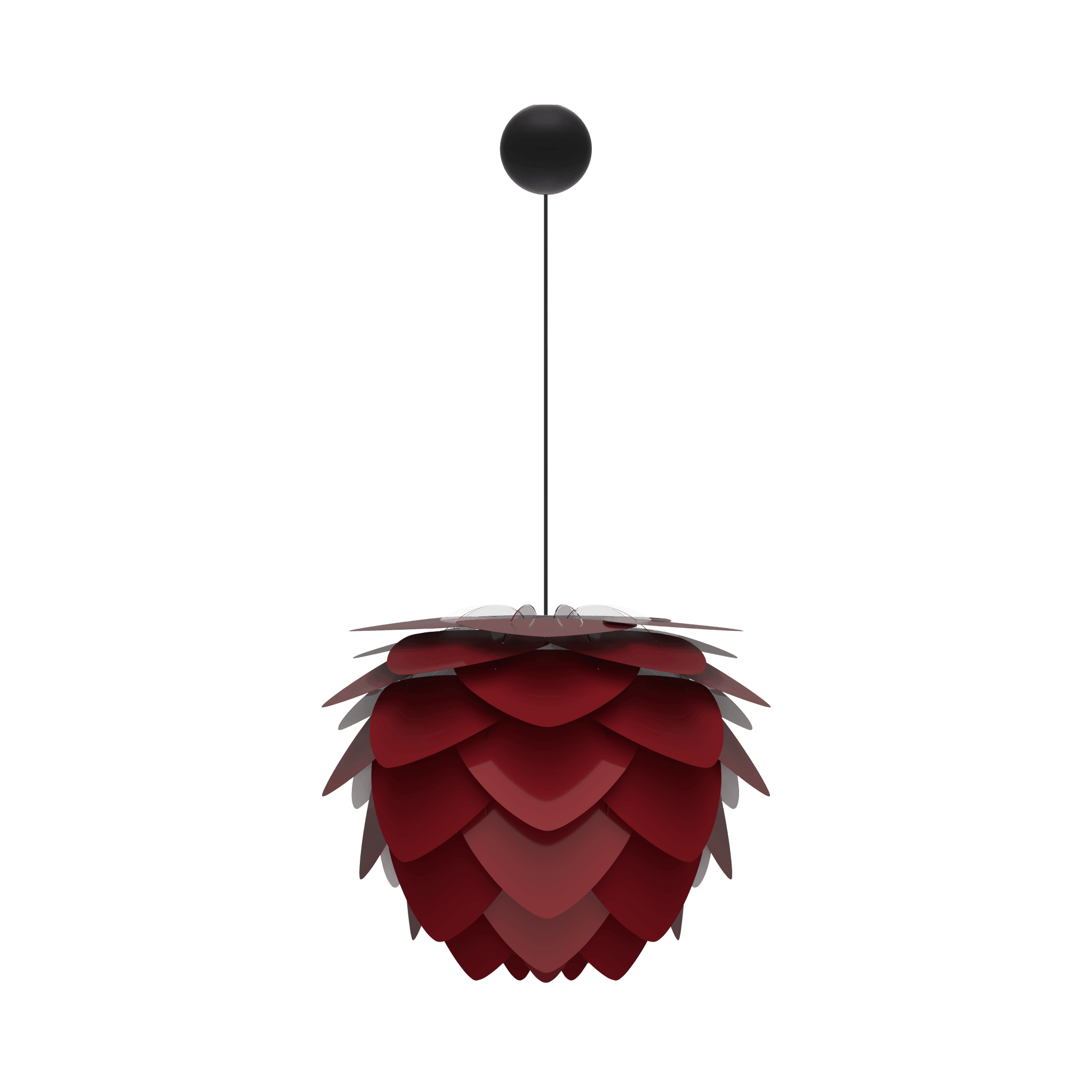 Abażur ALUVIA rubinowy UMAGE Eye on Design