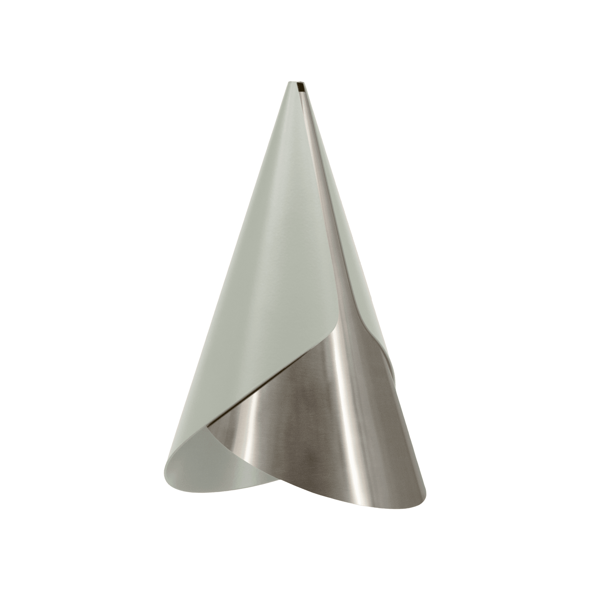 Abażur CORNET pistacjowy ze srebrnym UMAGE Eye on Design