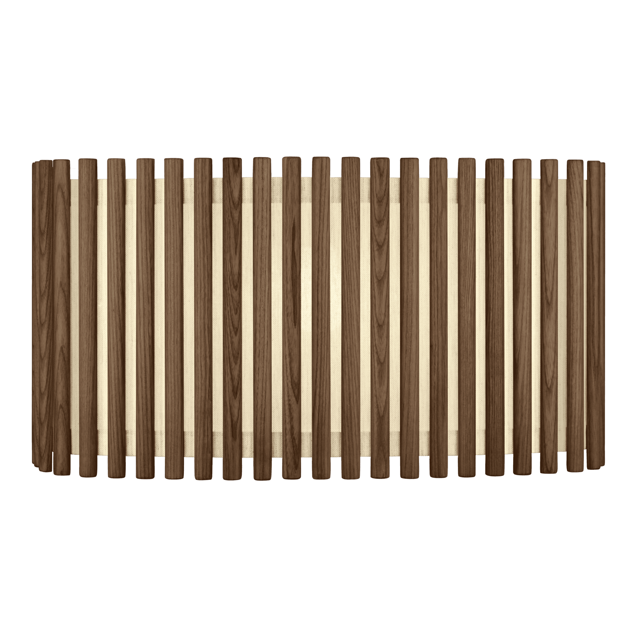 Abażur KOMOREBI ciemnodębowy UMAGE Prostokąt Duży Eye on Design