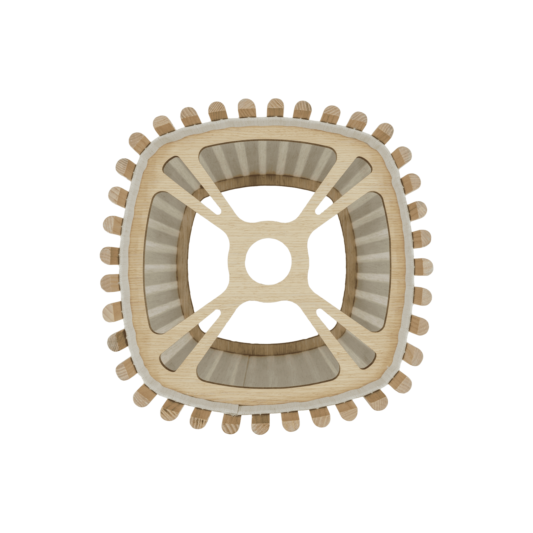 Abażur KOMOREBI ciemnodębowy UMAGE Eye on Design