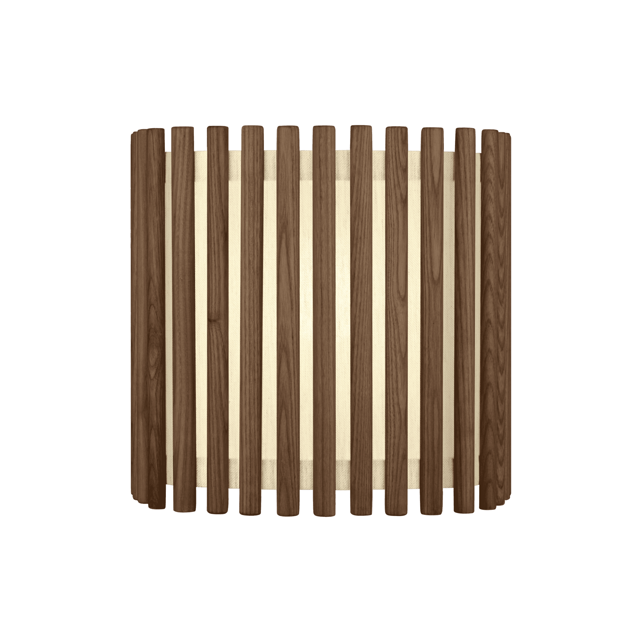 Abażur KOMOREBI ciemnodębowy UMAGE Kwadrat Mały Eye on Design