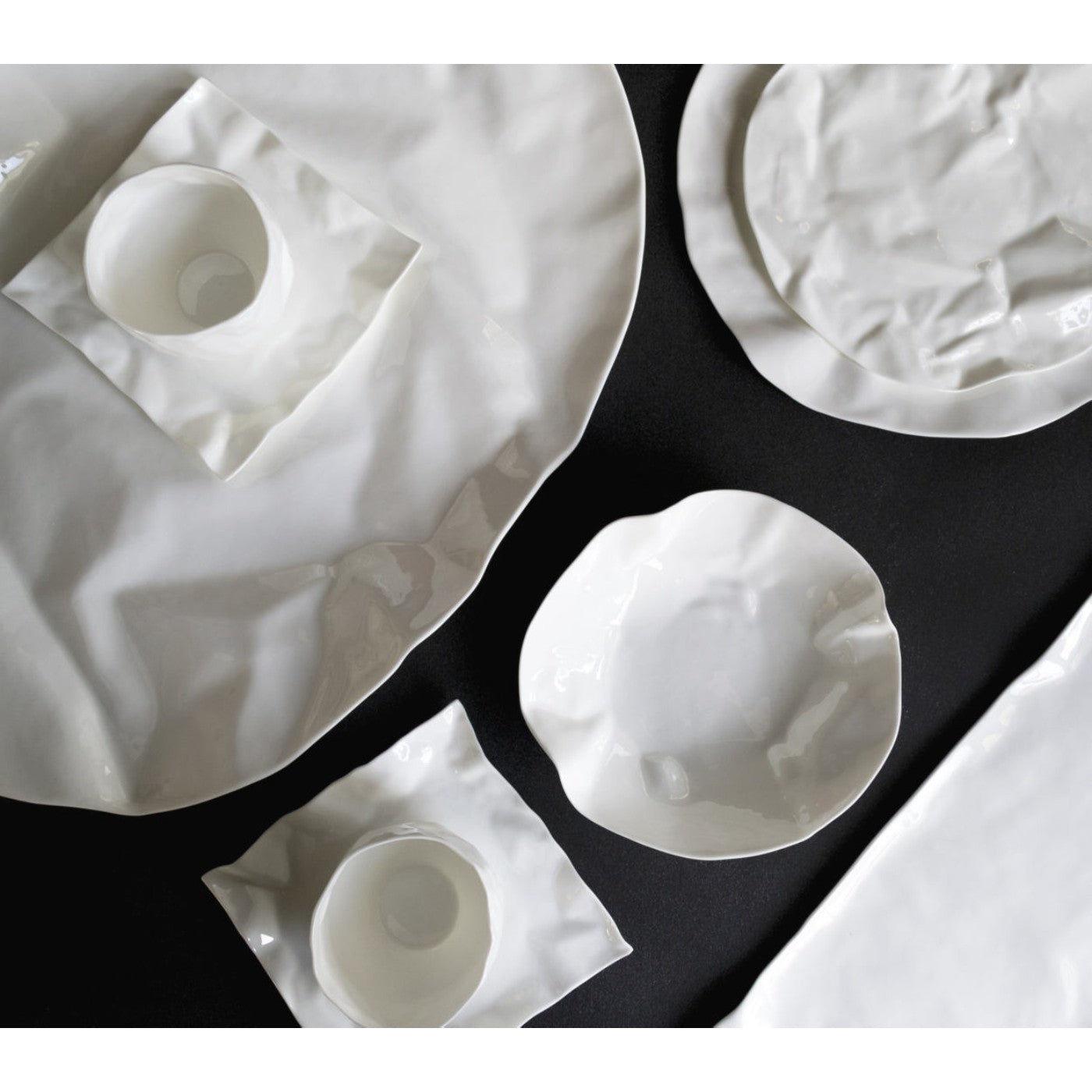 Súprava tanierov ADELAIDE biela keramika