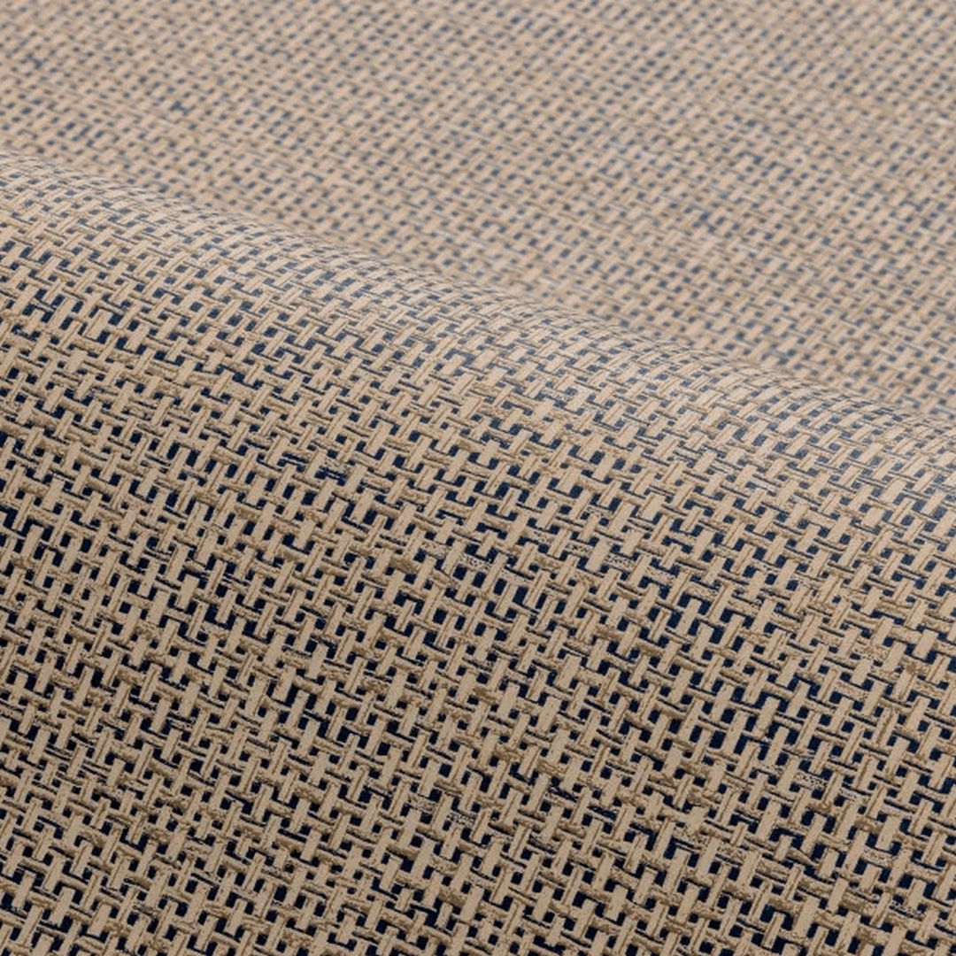 Tapeta so štruktúrou napodobňujúcou rafiový materiál VANNORA - PAILLE hnedá