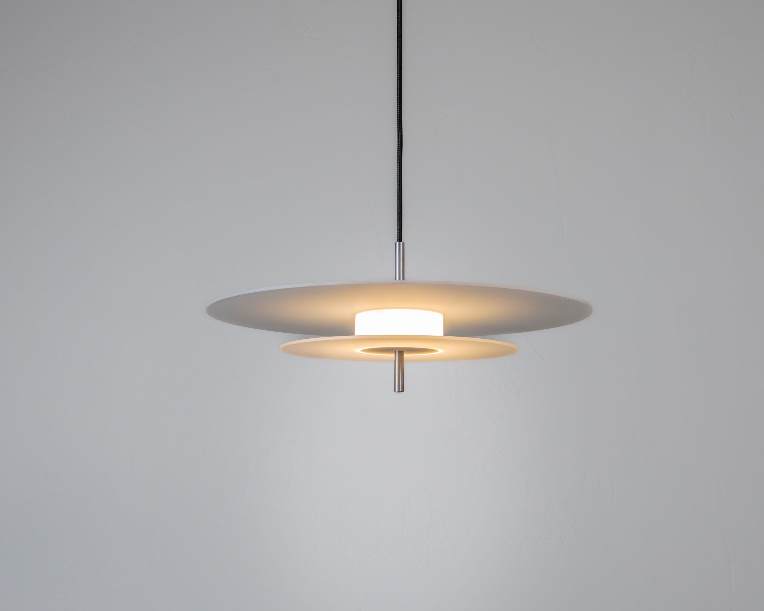 Závesná lampa AEROPLAN GLASS 47 strieborná šedá