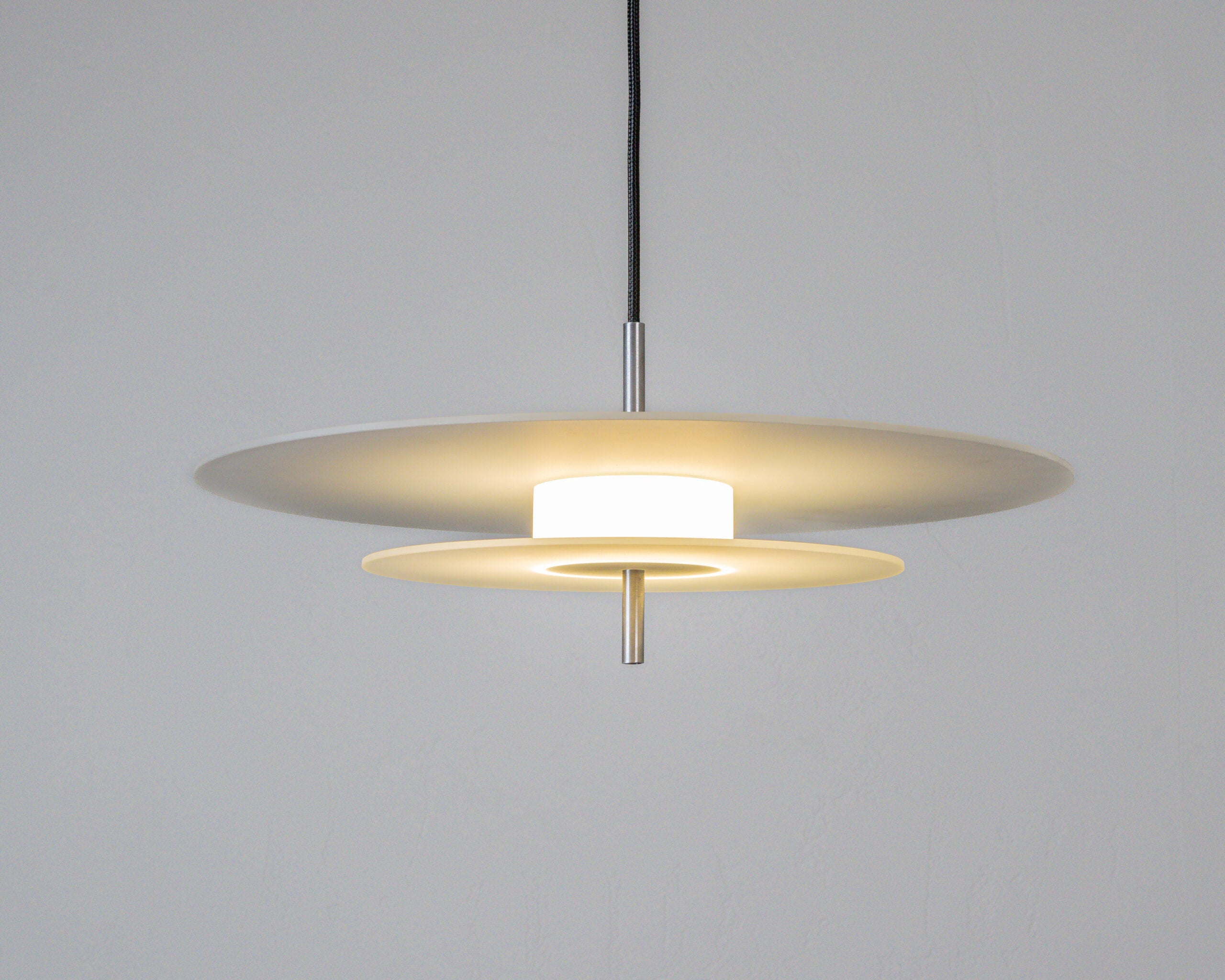 Závesná lampa AEROPLAN GLASS 47 strieborná šedá