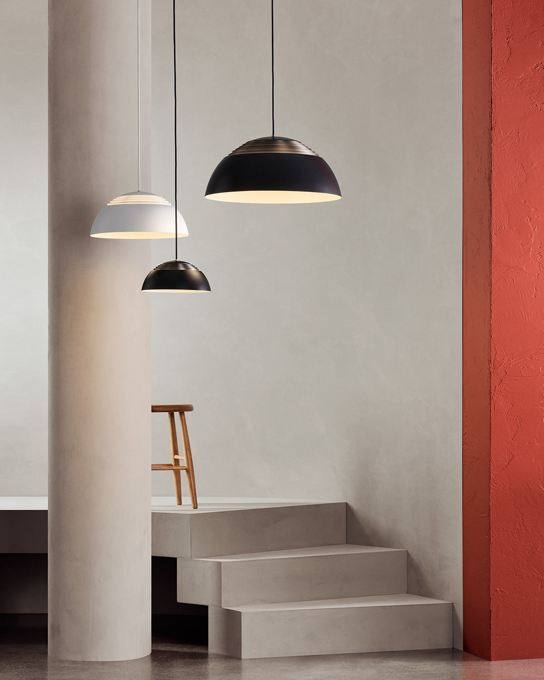 Závesná lampa AJ ROYAL čierna