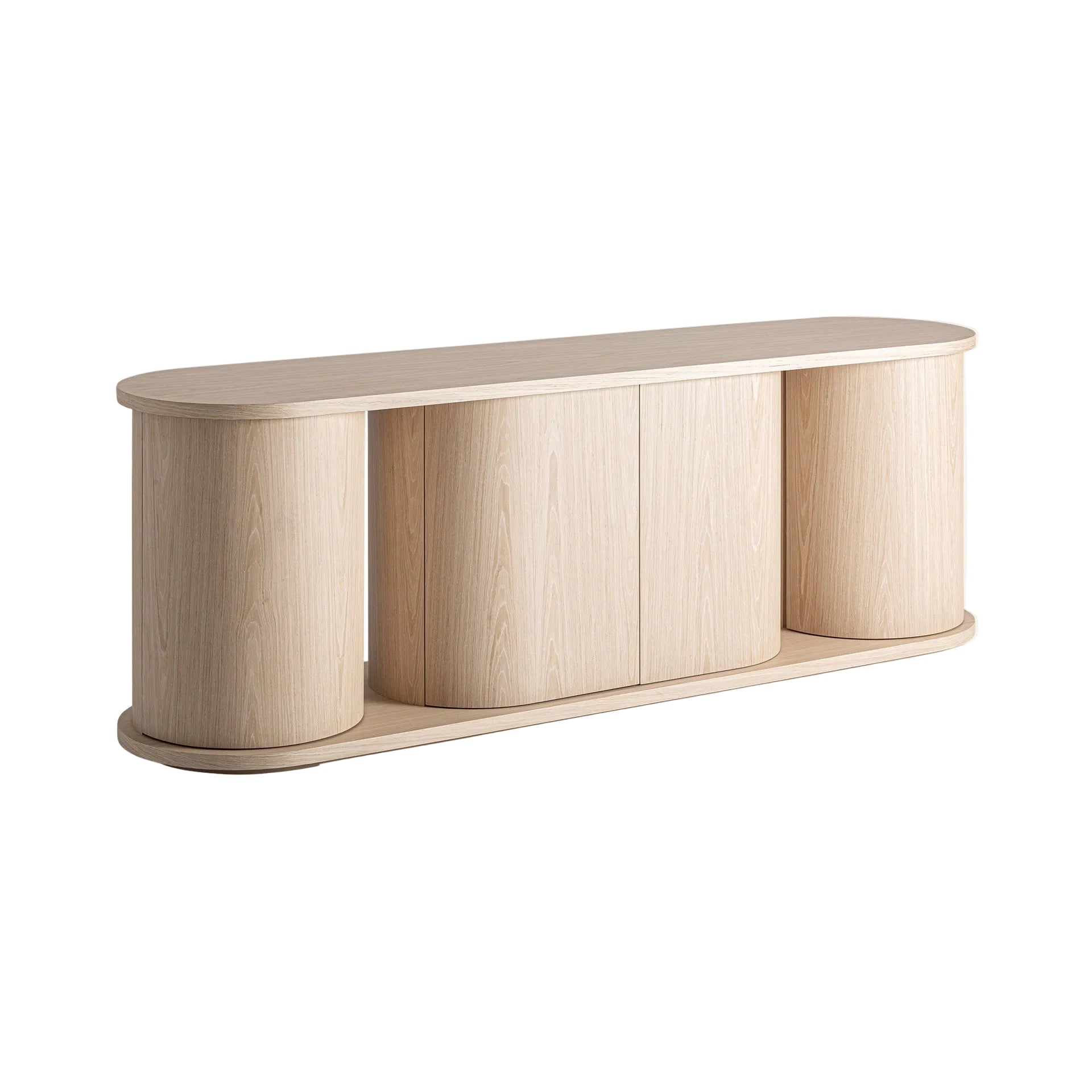 KHARJ Chest of Drawers in Oak Wood