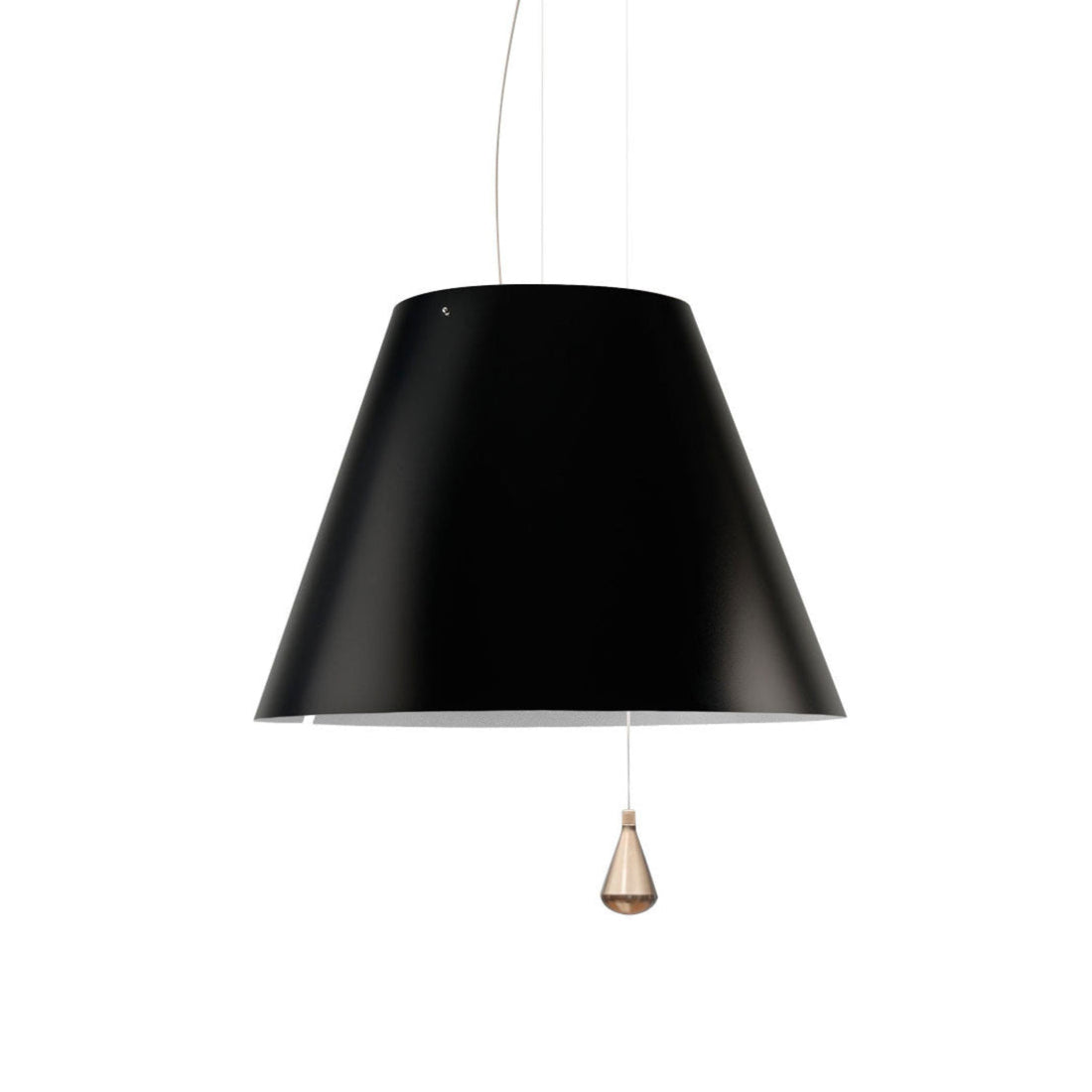 Závesná lampa LADY COSTANZA čierna