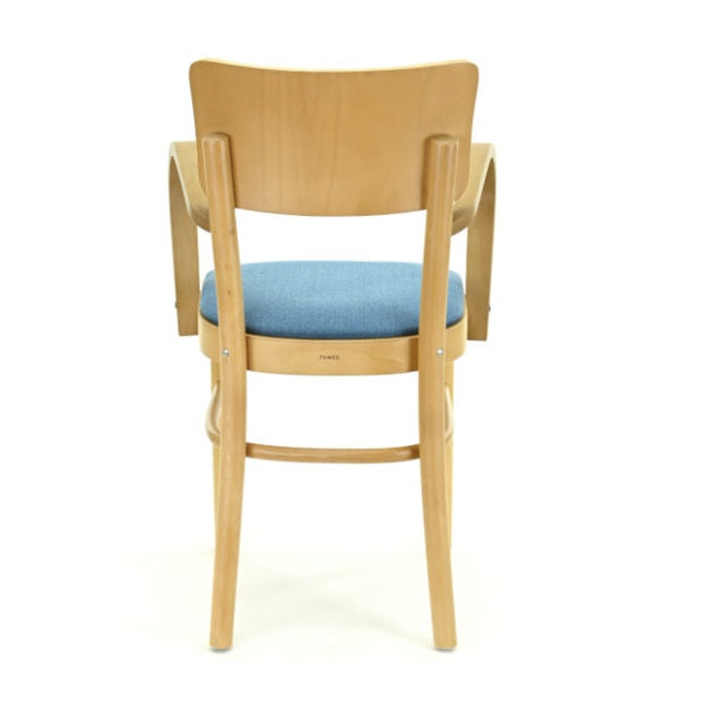 Krzesło z podłokietnikami NOVO B-9610 lite drewno bukowe do jadalni – Fameg