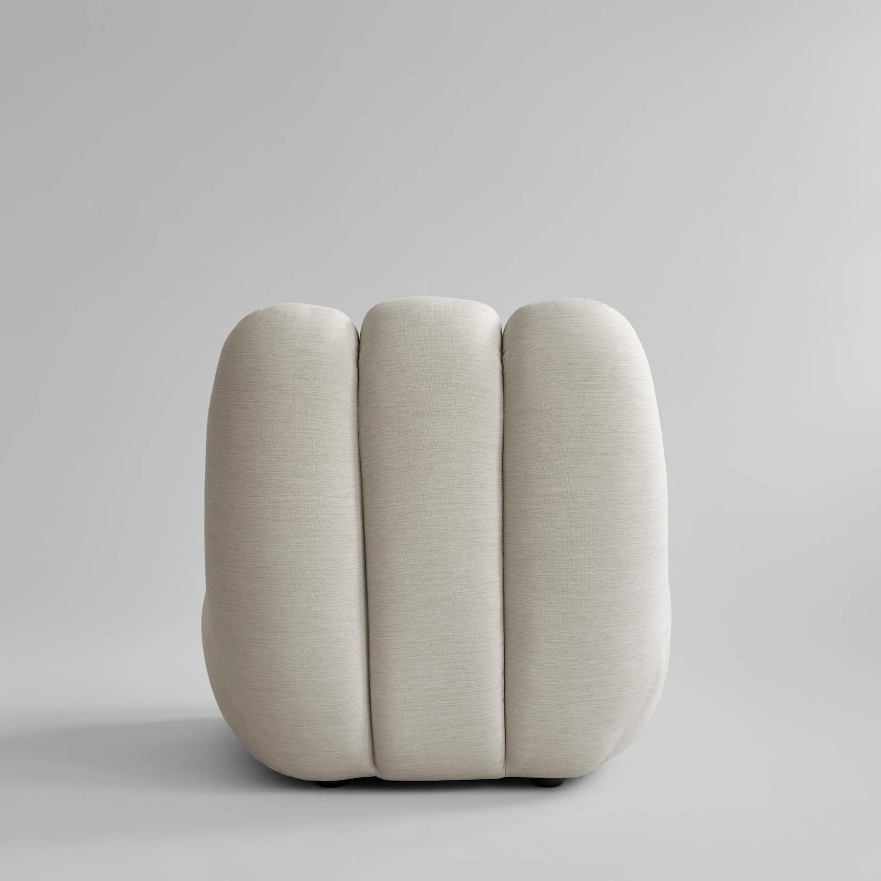 TOE armchair warm gray