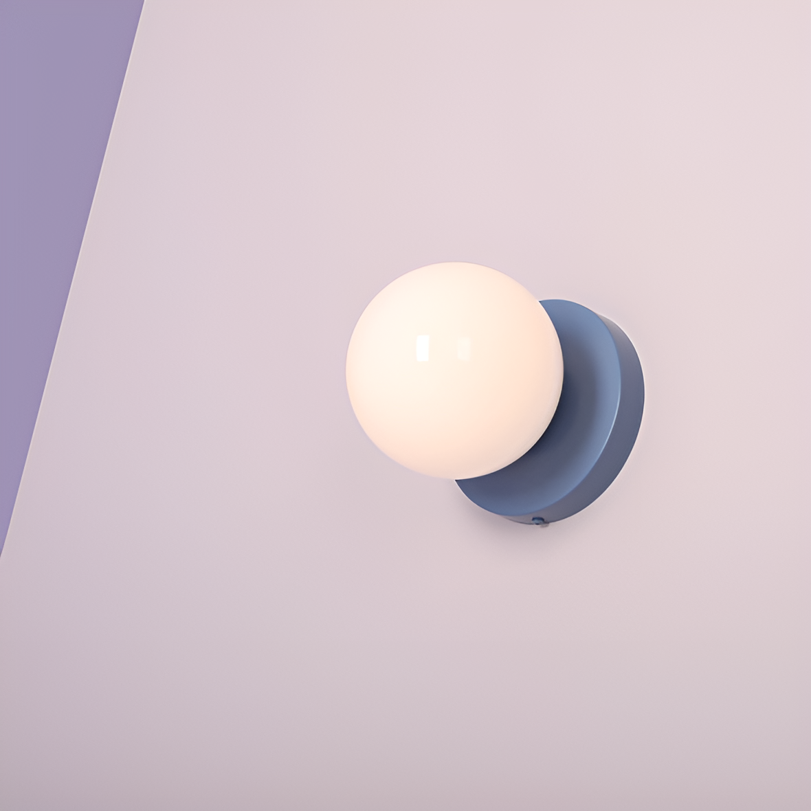 Ball Duo Blue wall lamp